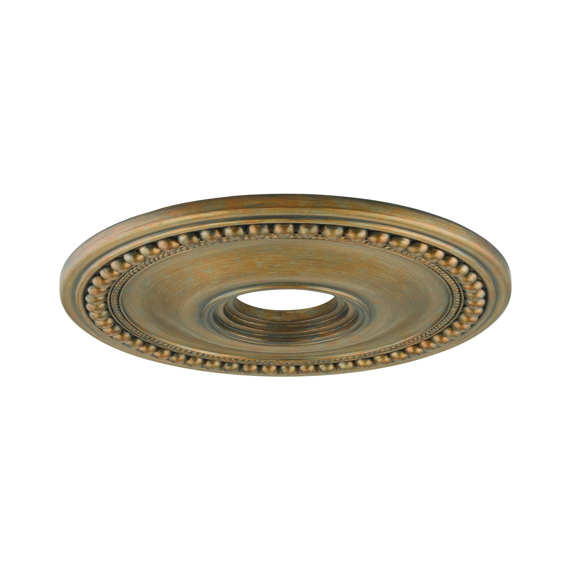 Shown in Hand Painted Antique Gold Leaf finish