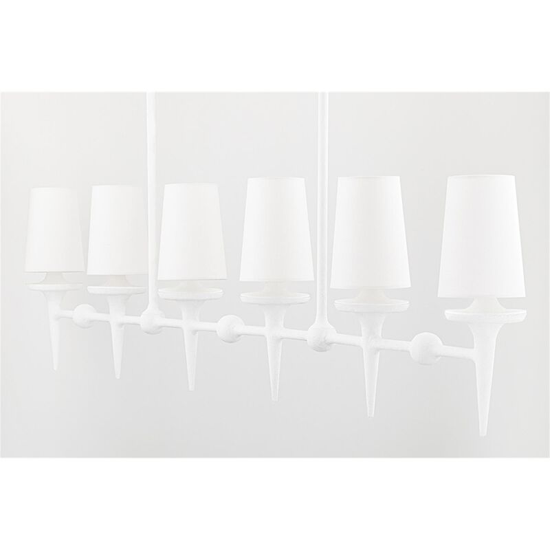 Torch Large Linear Chandelier by Hudson Valley Lighting