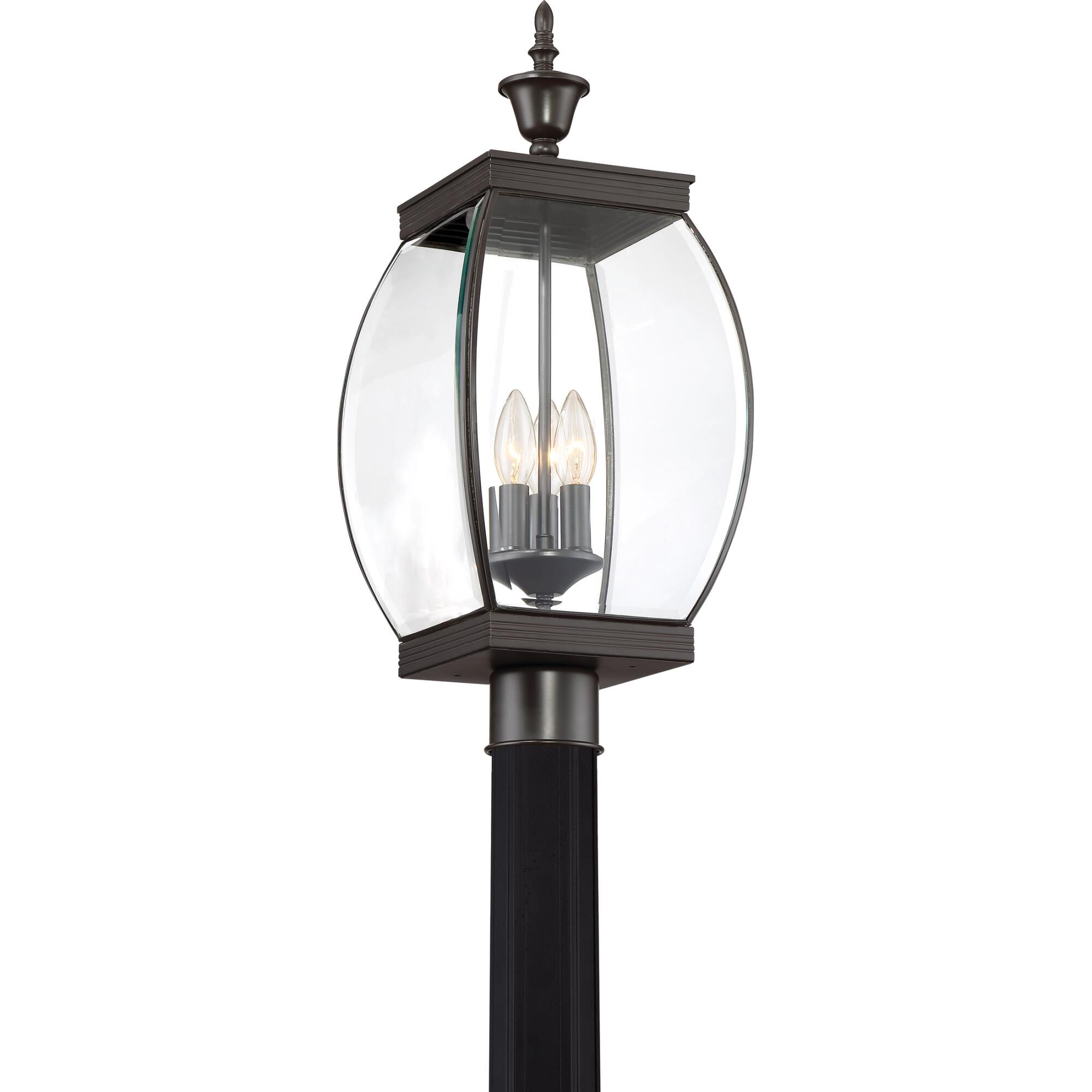 Oasis 22 Inch Tall 3 Light Outdoor Post Lamp by Quoizel