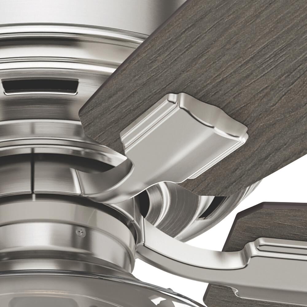 Shown in Brushed Nickel finish and Clear glass