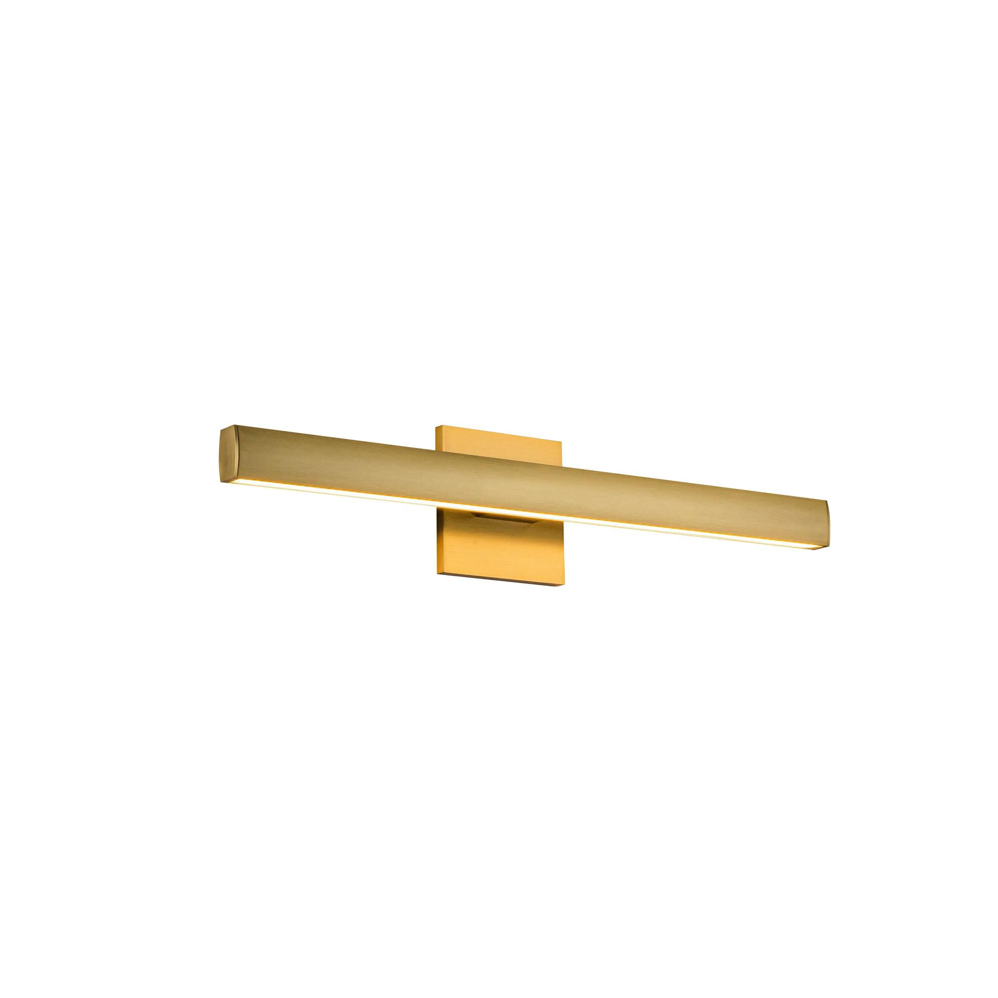 Shown in Brushed Gold finish