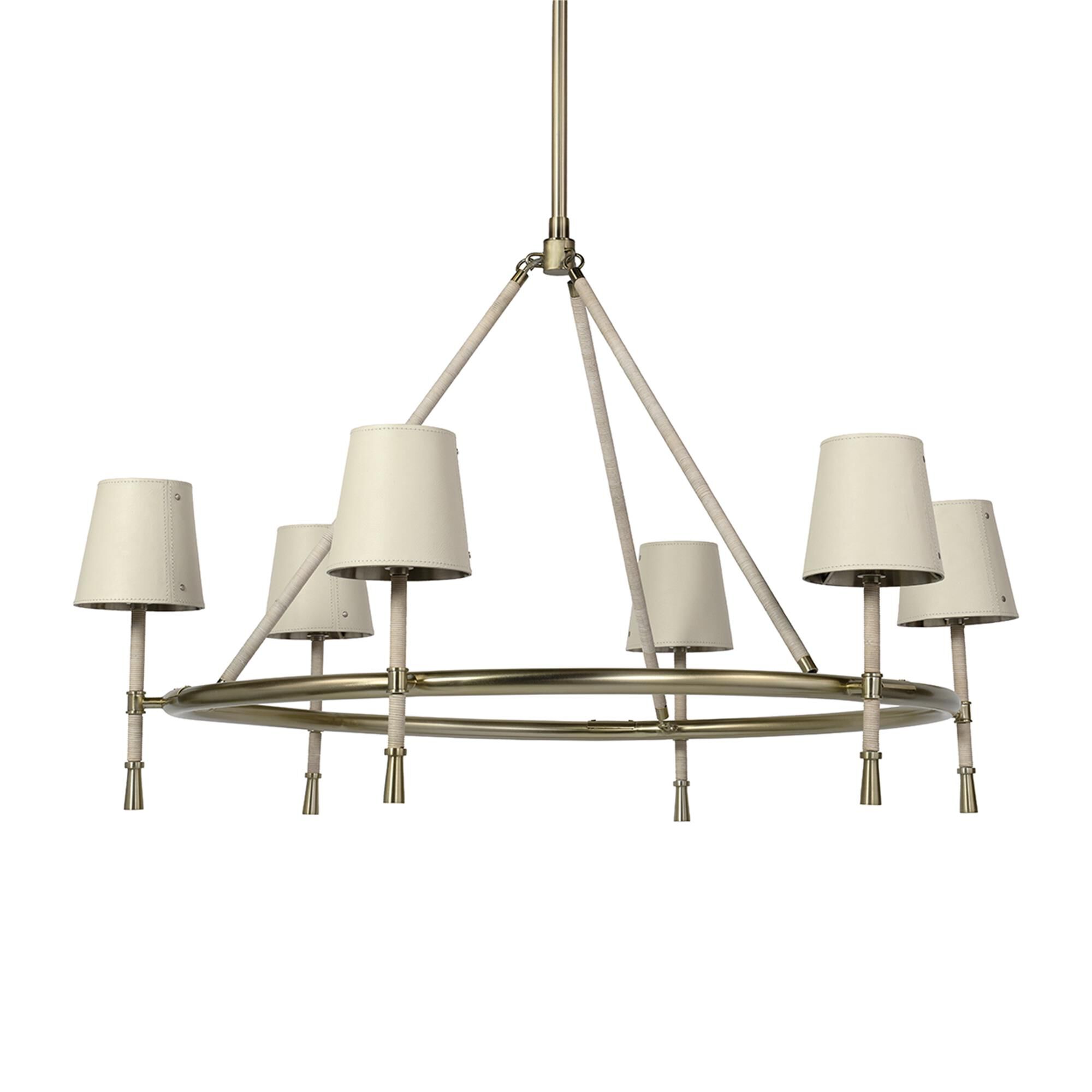 Hendrick 43 Inch Chandelier by Palecek