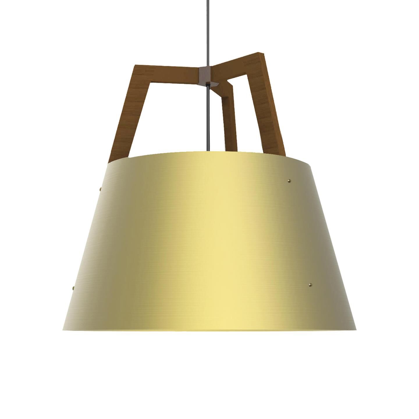 Licht For Cerno Imber 24 Inch Large Pendant by Cerno