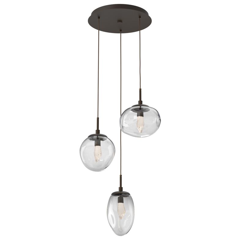 Cosmos 22 Inch 3 Light Multi Light Pendant by Hammerton Studio