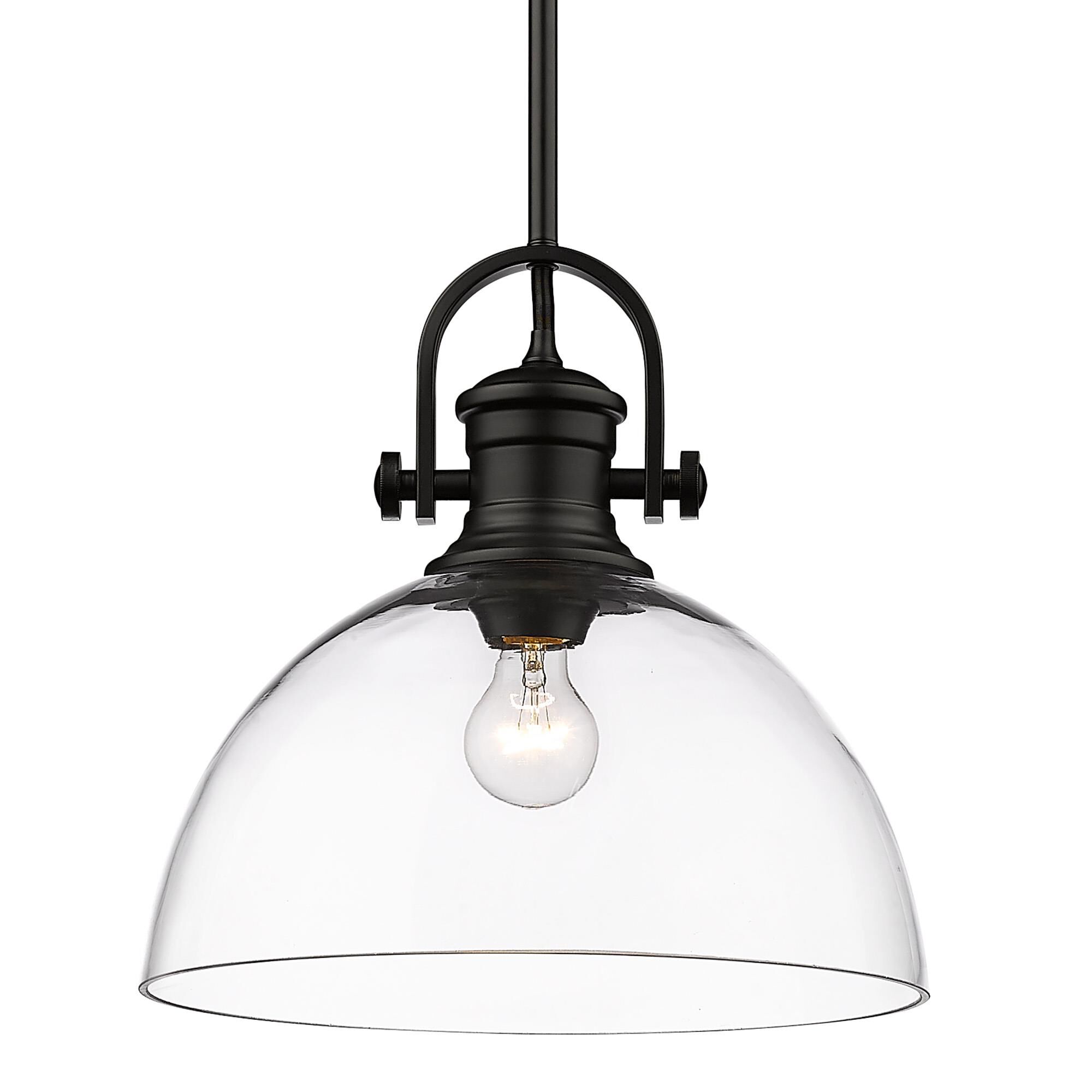 Hines 13 Inch Pendant by Golden Lighting