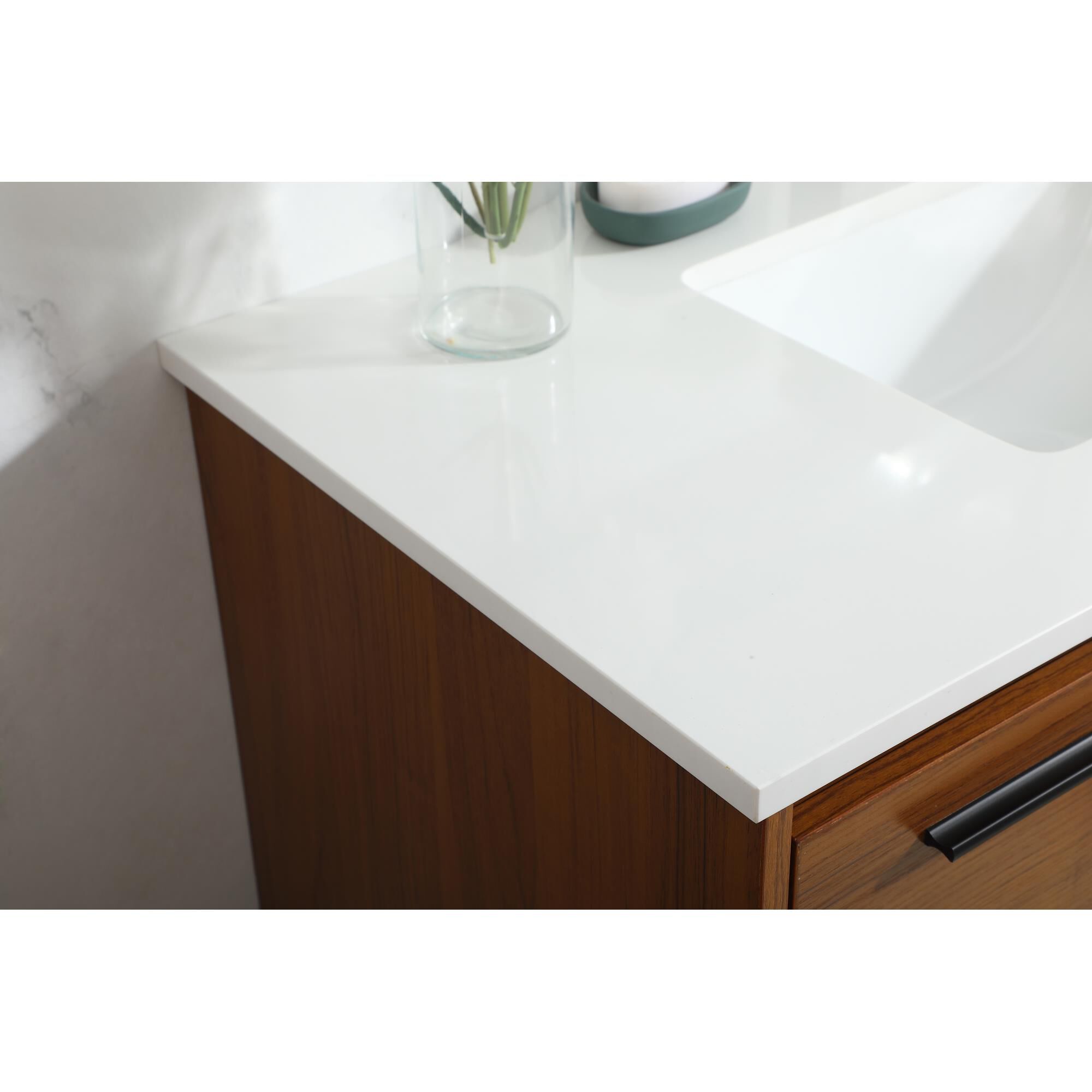Shown in Teak finish