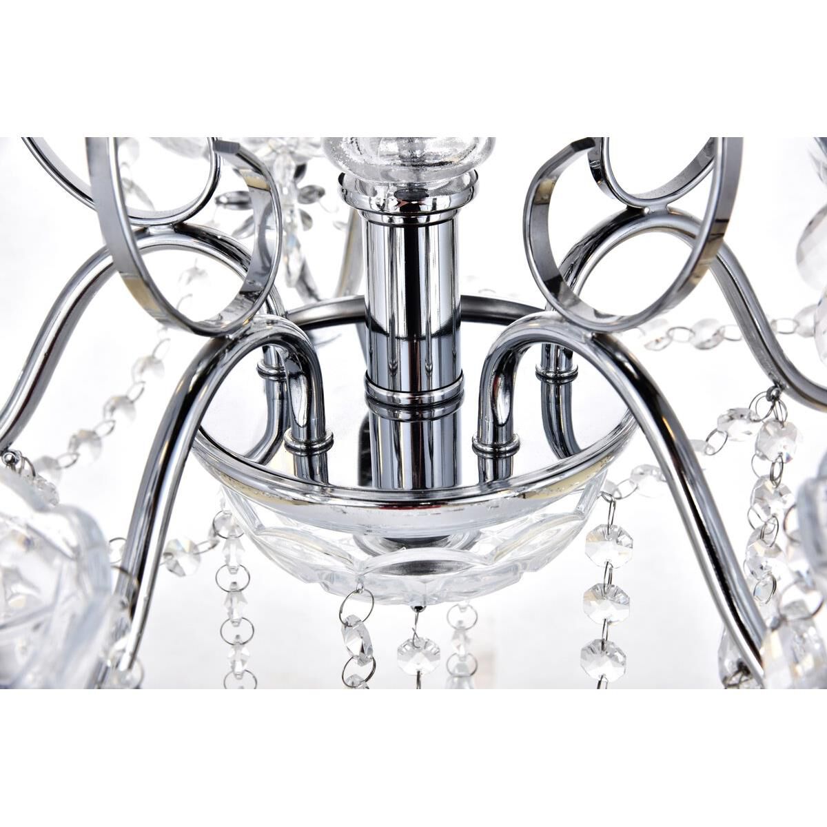 Shown in Chrome finish and Clear Royal Cut crystal