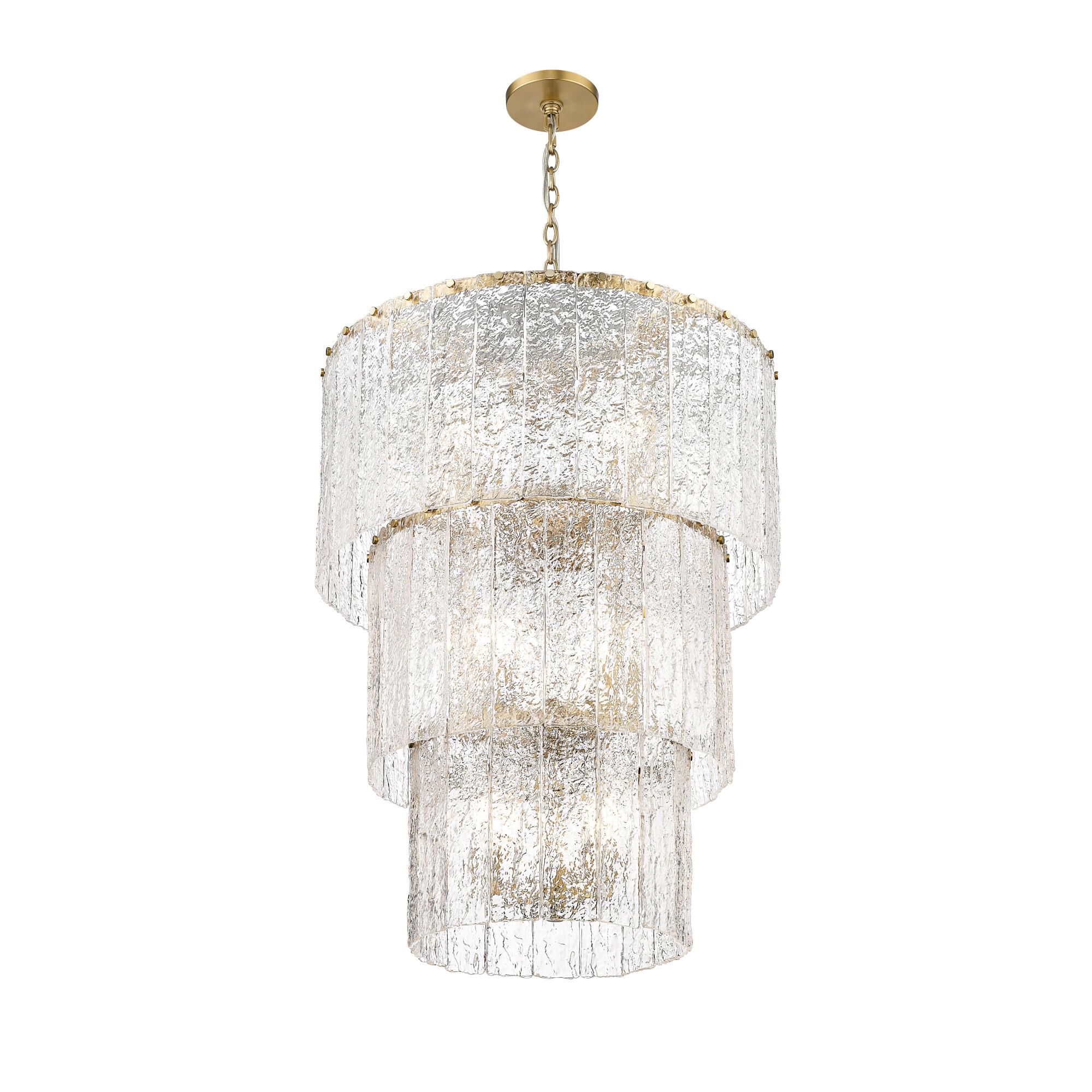 Shown in Modern Gold finish and Clear glass and Clear shade