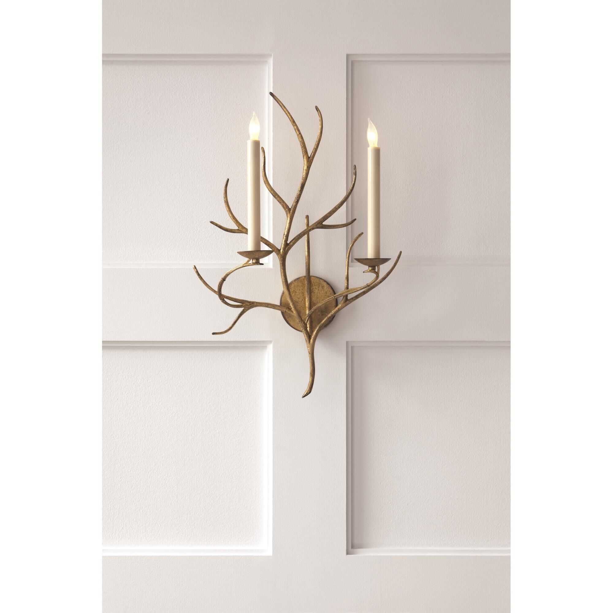 Shown in Gilded Iron finish and No Glass  glass and NO Shade  shade