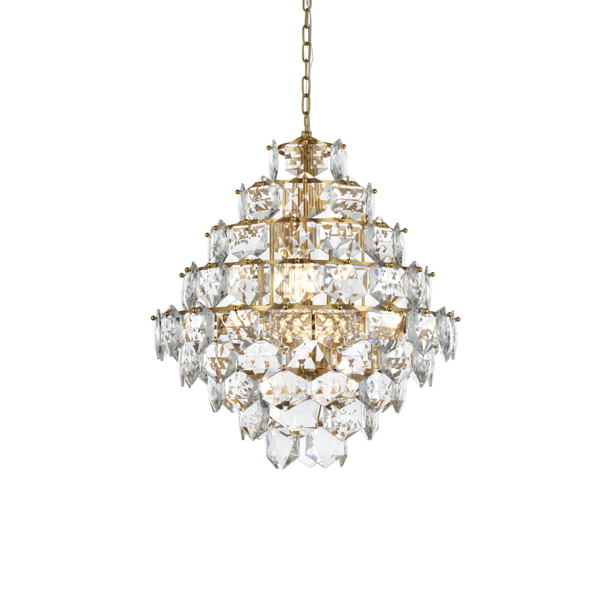 Adaline 24 Inch Chandelier by Elegant Lighting