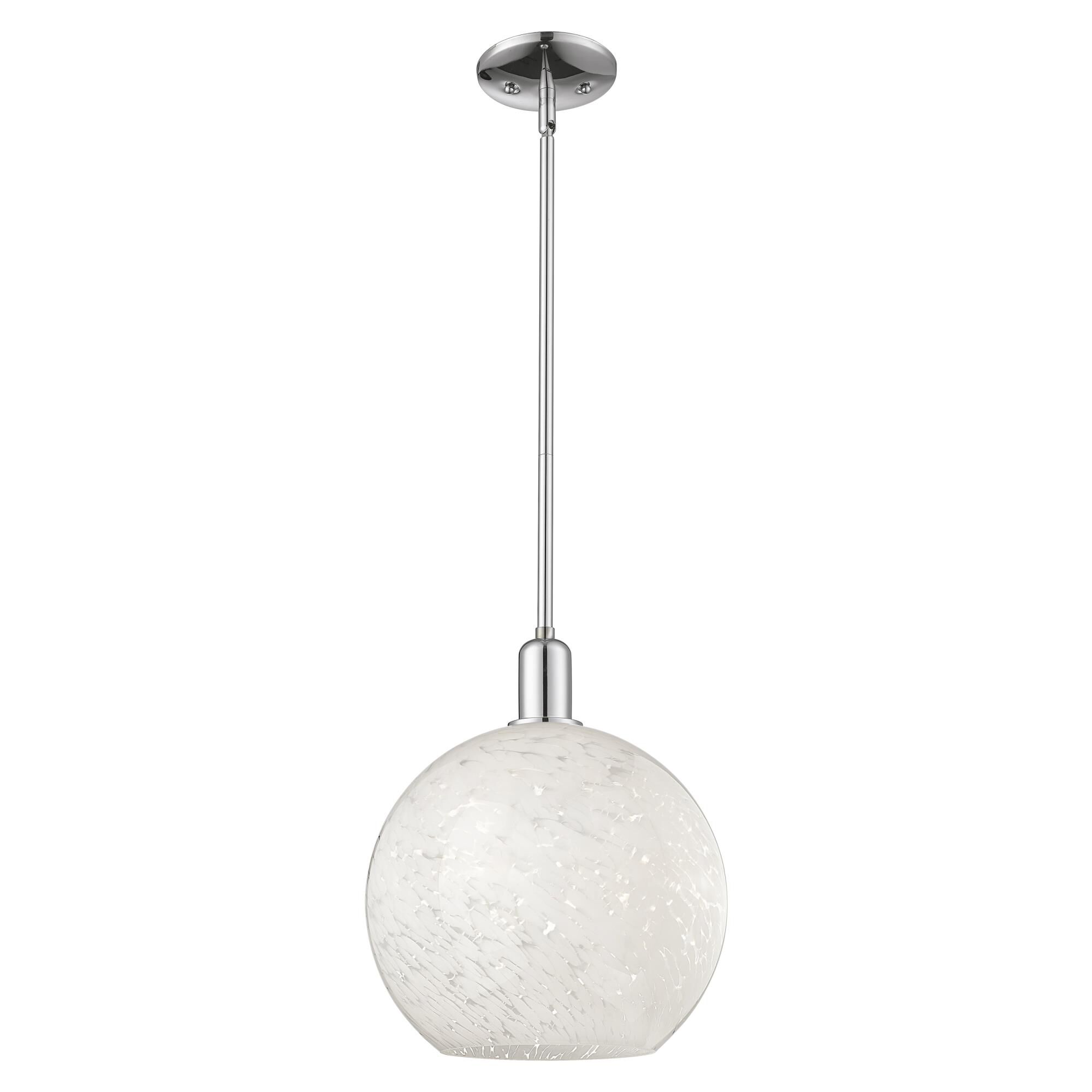 Bruno Marashlian White Mouchette Mini Pendant by Innovations Lighting