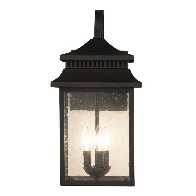 Crossbend 20 Inch Tall 3 Light Outdoor Wall Light by Craftmade