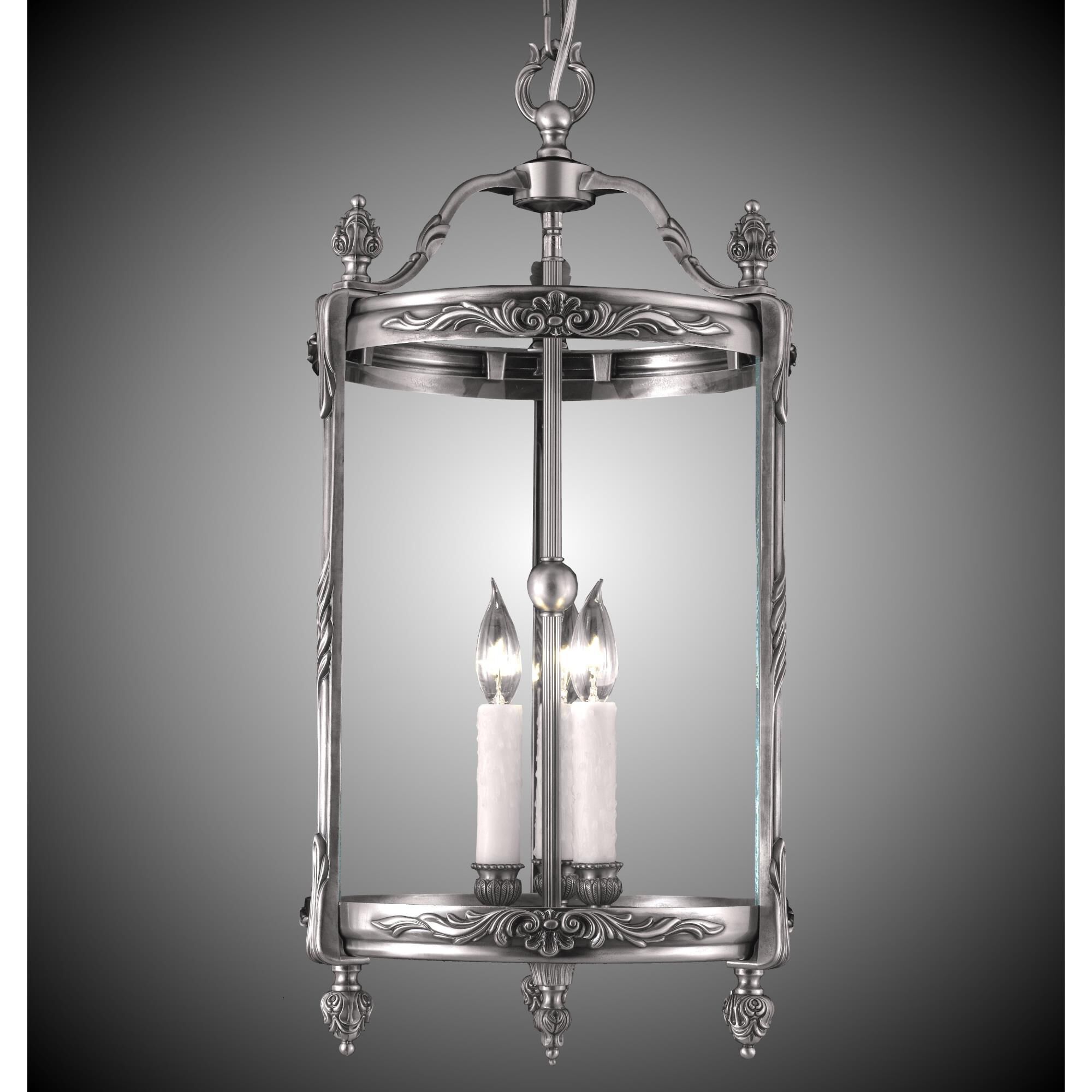 Lantern Cage Pendant by American Brass and Crystal