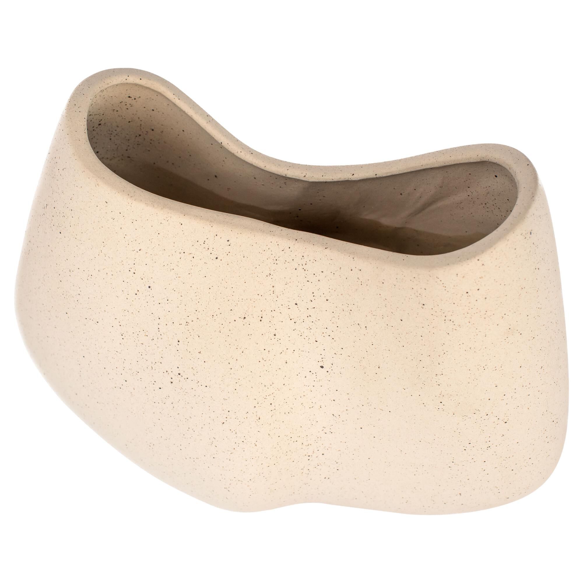 Organic Pinched BowlWht Bowl by Cyan Designs