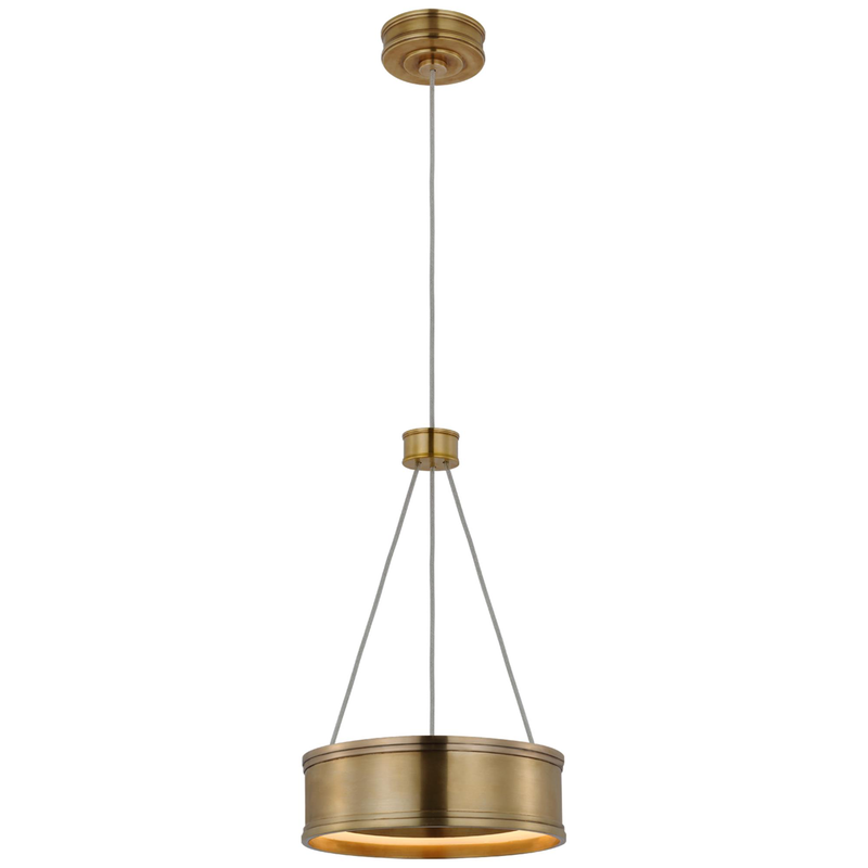 Visual Comfort Signature Collection Chapman & Myers Connery 10 Inch LED Mini Pendant