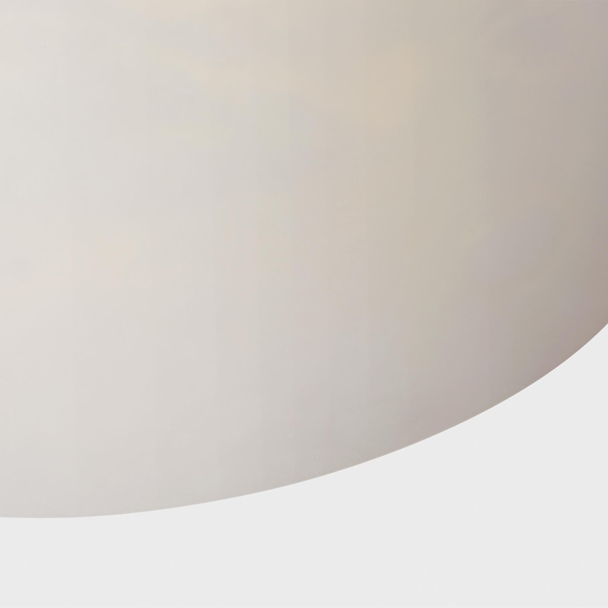 Shown in Polished Nickel finish and Alabaster shade