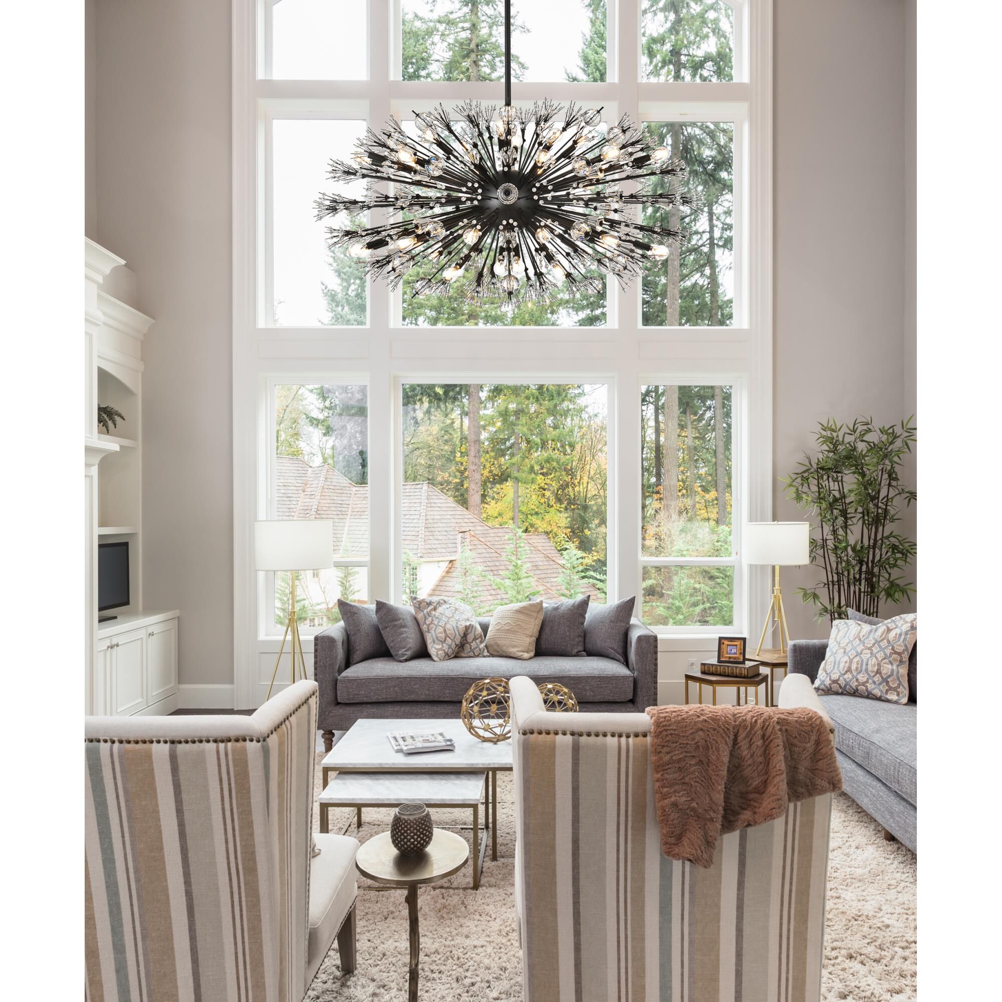 Vera 48 Inch Large Pendant by Elegant Lighting