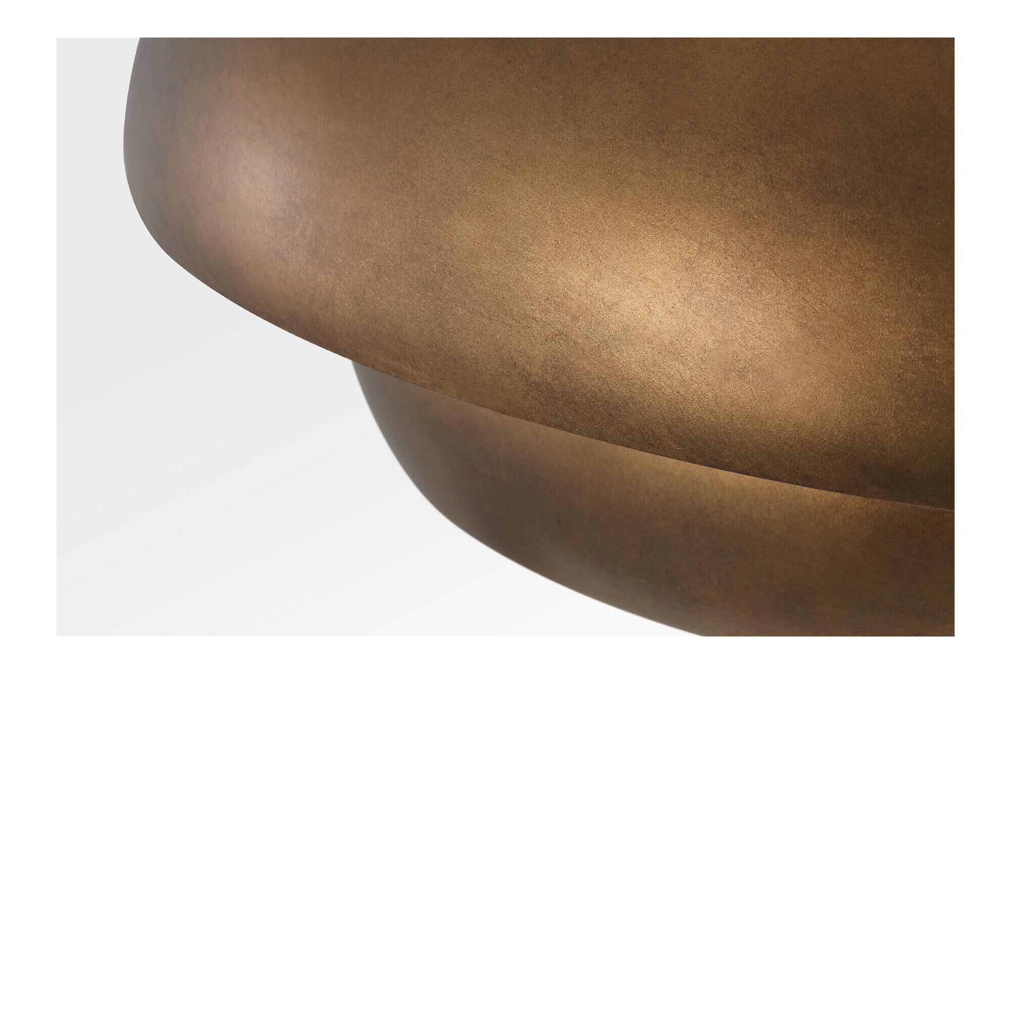 Shown in Vintage Gild finish and Silk Print Inside, Clear Outside Tempered glass