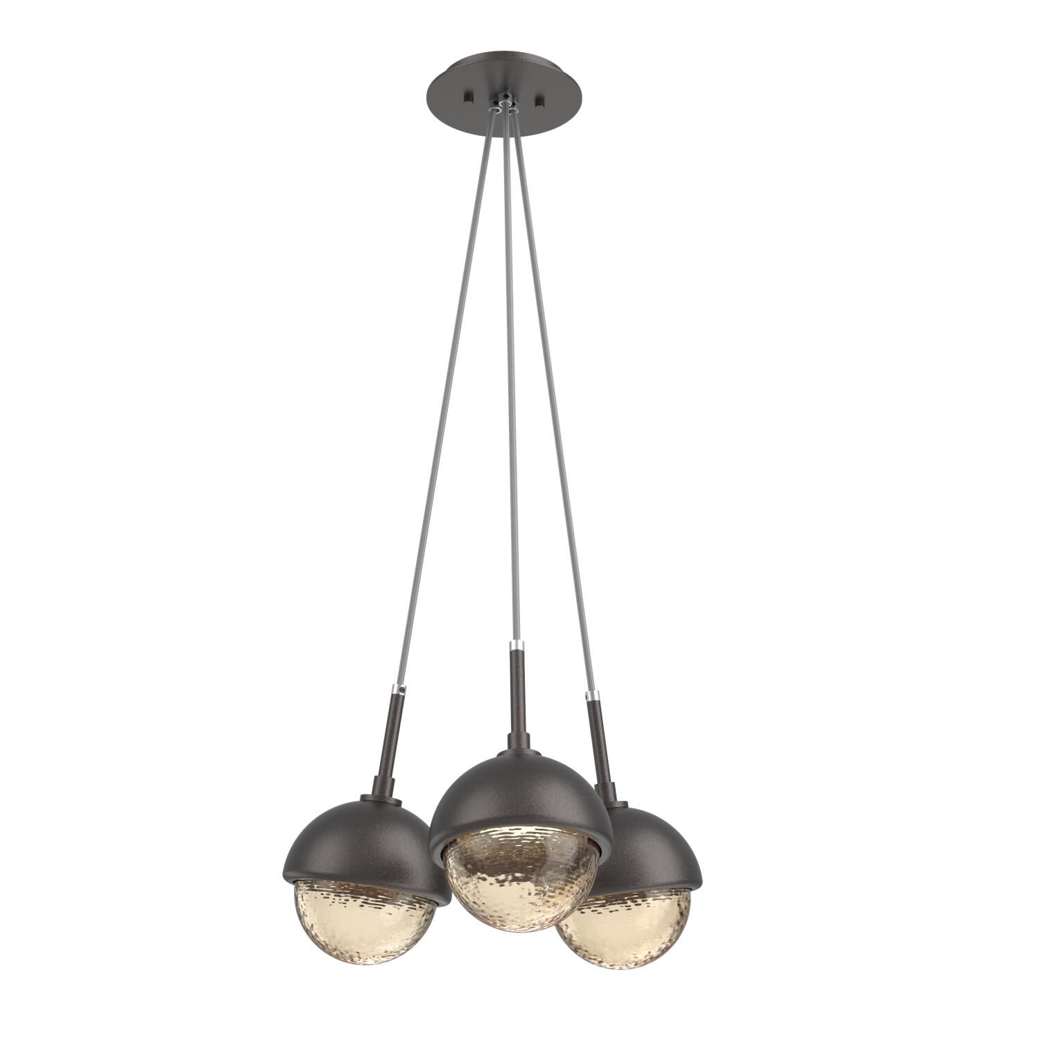 Levi Wilson Cabochon 13 Inch Multi Pendant Light by Hammerton Studio