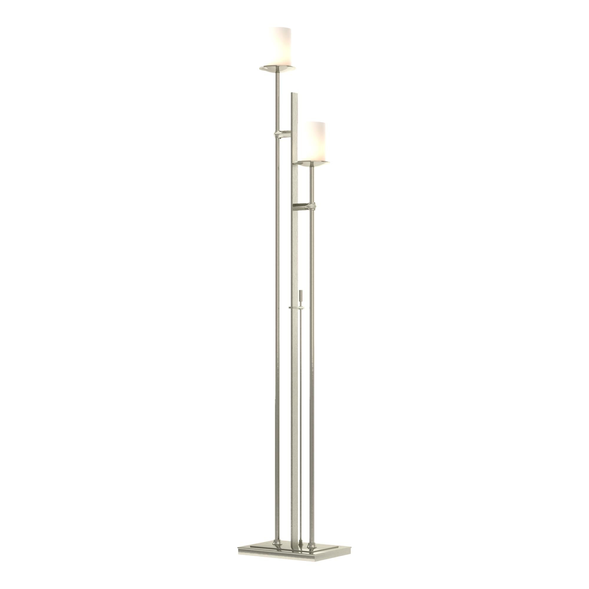 Shown in Sterling finish and Opal glass
