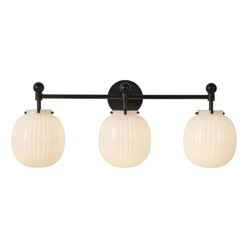 Peyton Fox Cherise 28 Inch 3 Light Bath Vanity Light by Alora Mood