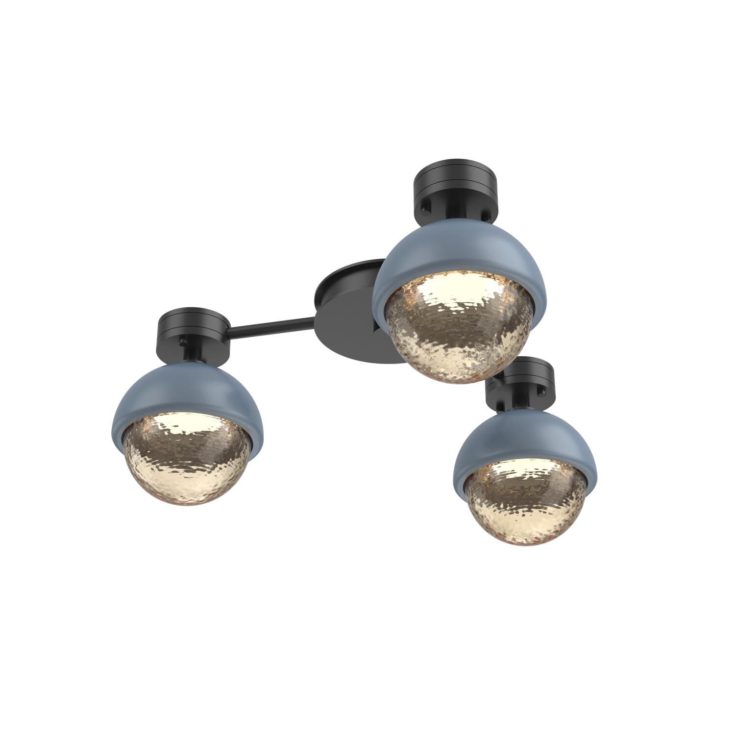 Levi Wilson Cabochon 23 Inch Flush Mount by Hammerton Studio