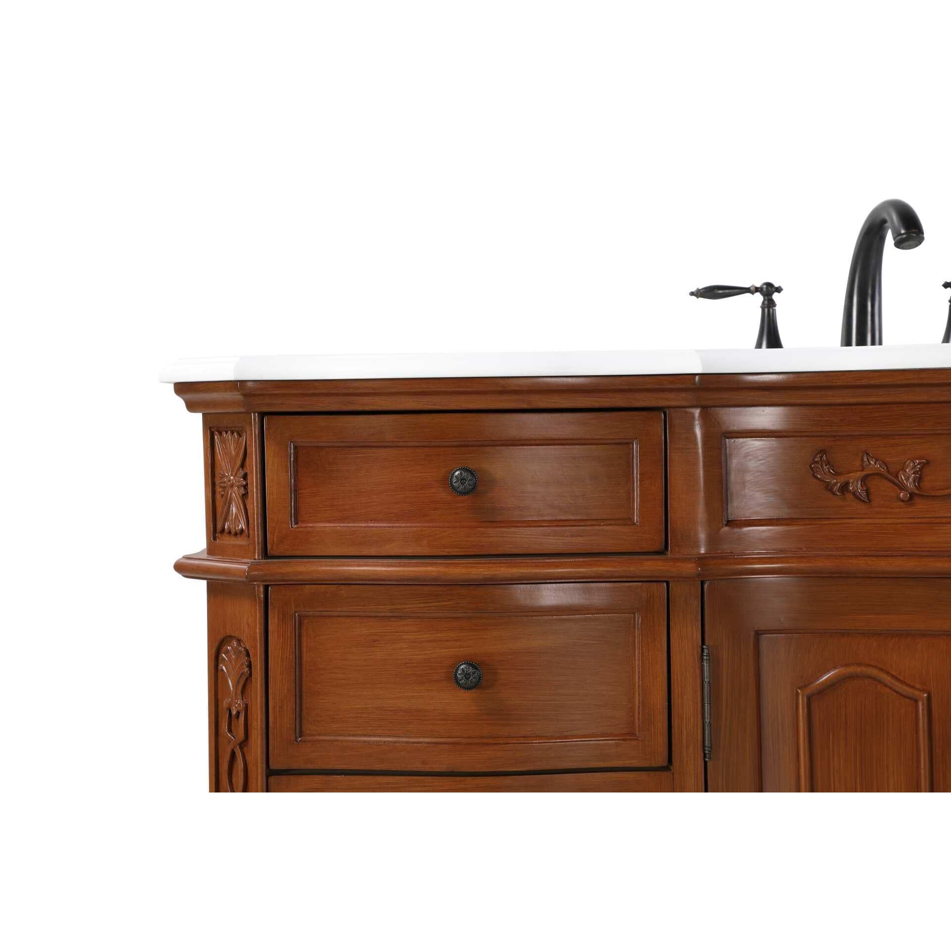 Shown in Teak finish