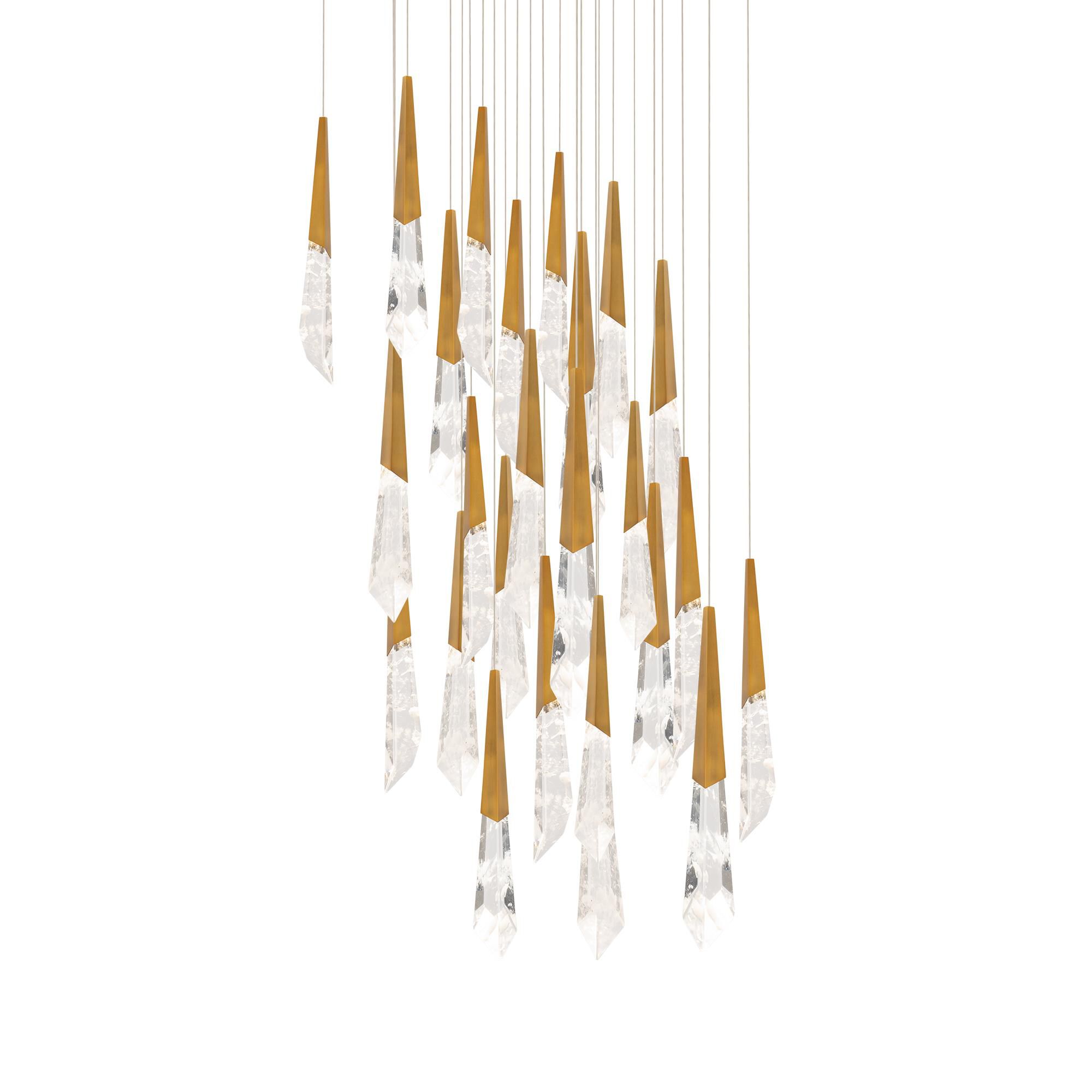 Solitude 25 Light Multi Light Pendant by Schonbek Beyond
