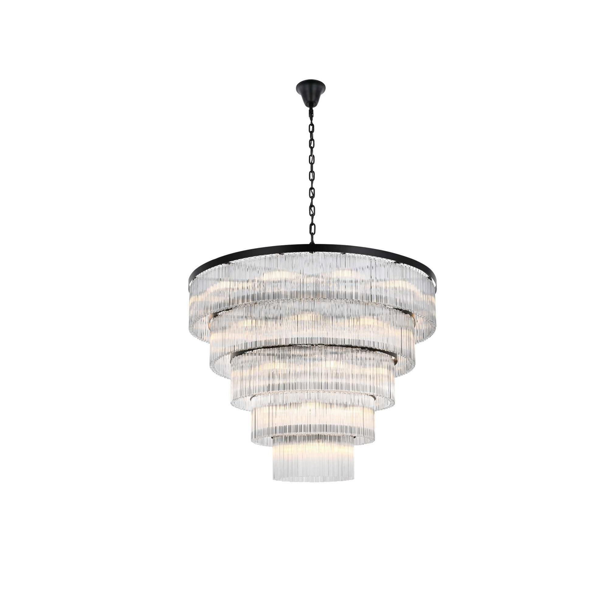 Harlow 48 Inch Chandelier by Elegant Lighting