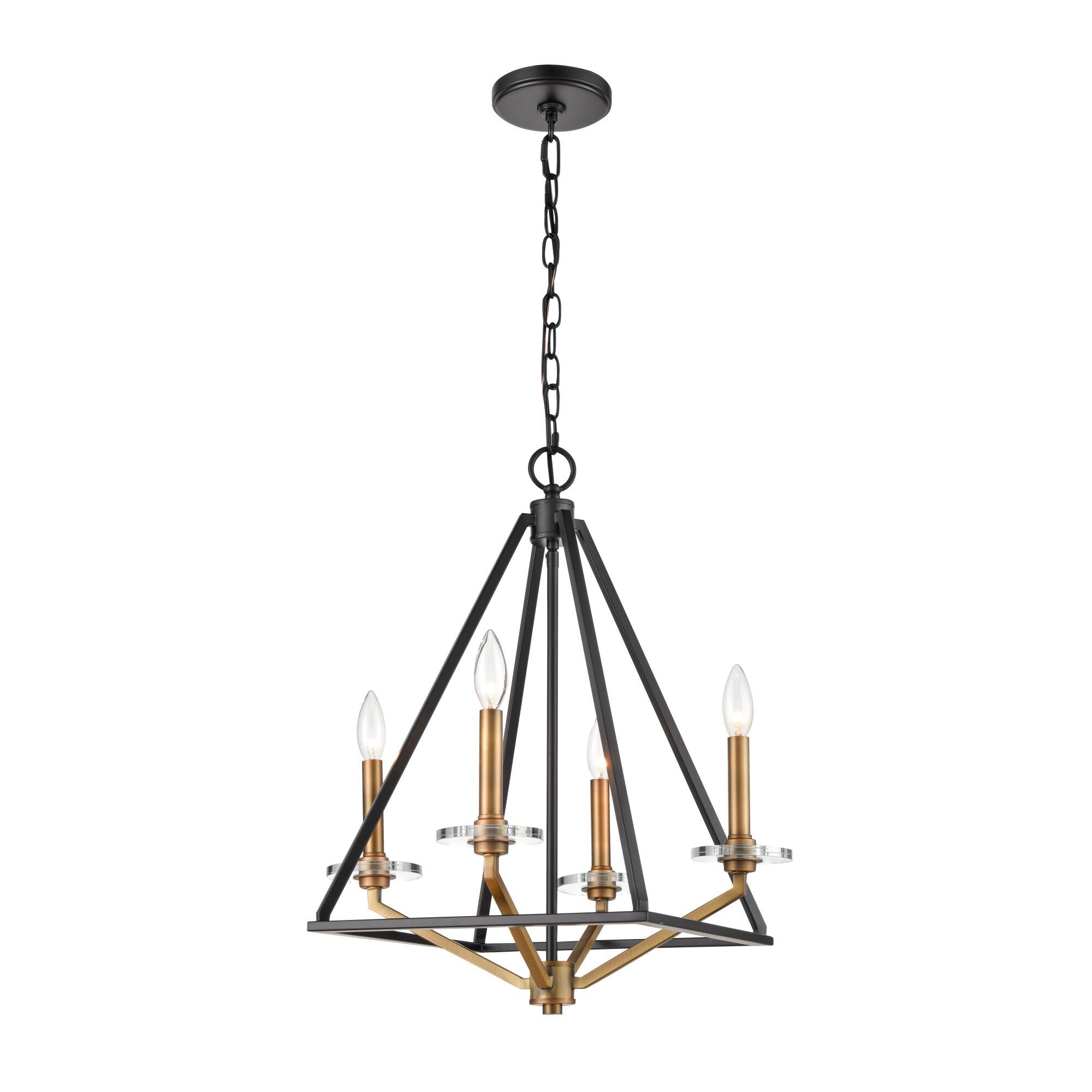 Bruno Marashlian Raleigh 17 Inch 4 Light Mini Chandelier by Innovations Lighting