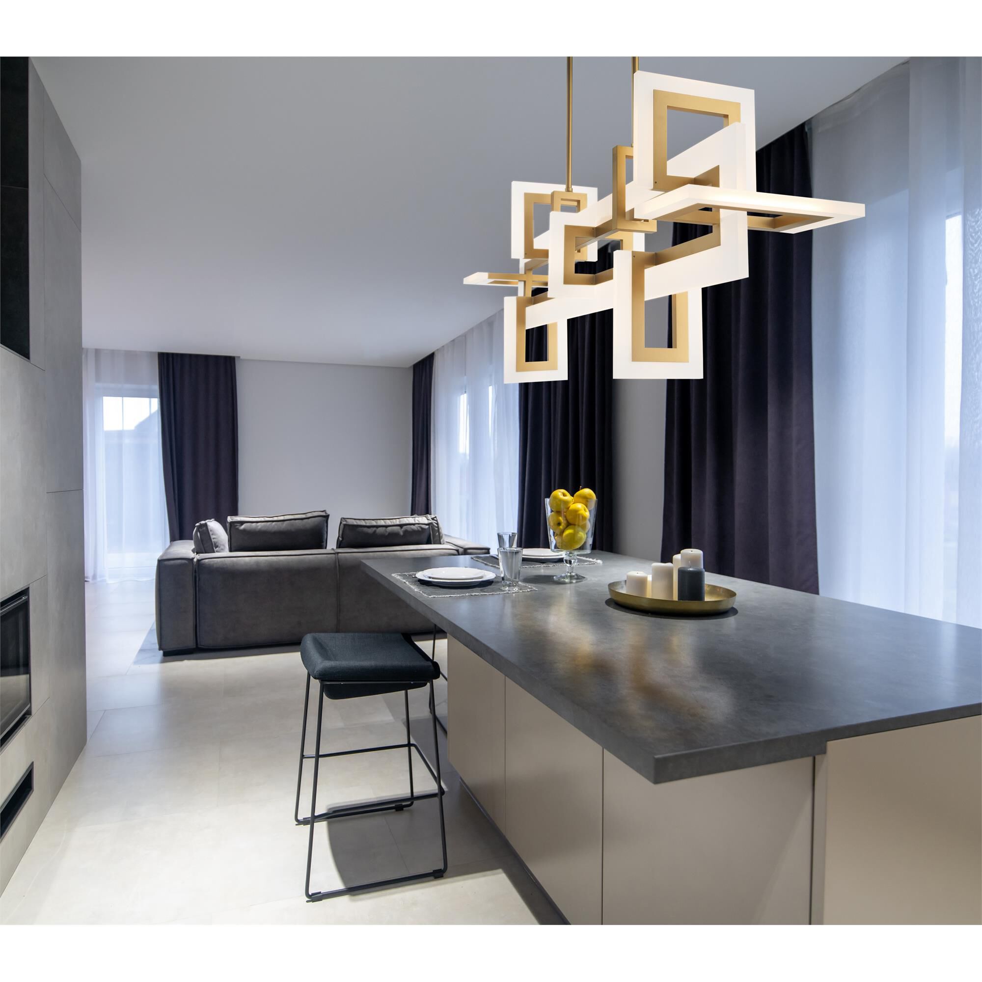 Inizio 55 Inch Linear Chandelier,