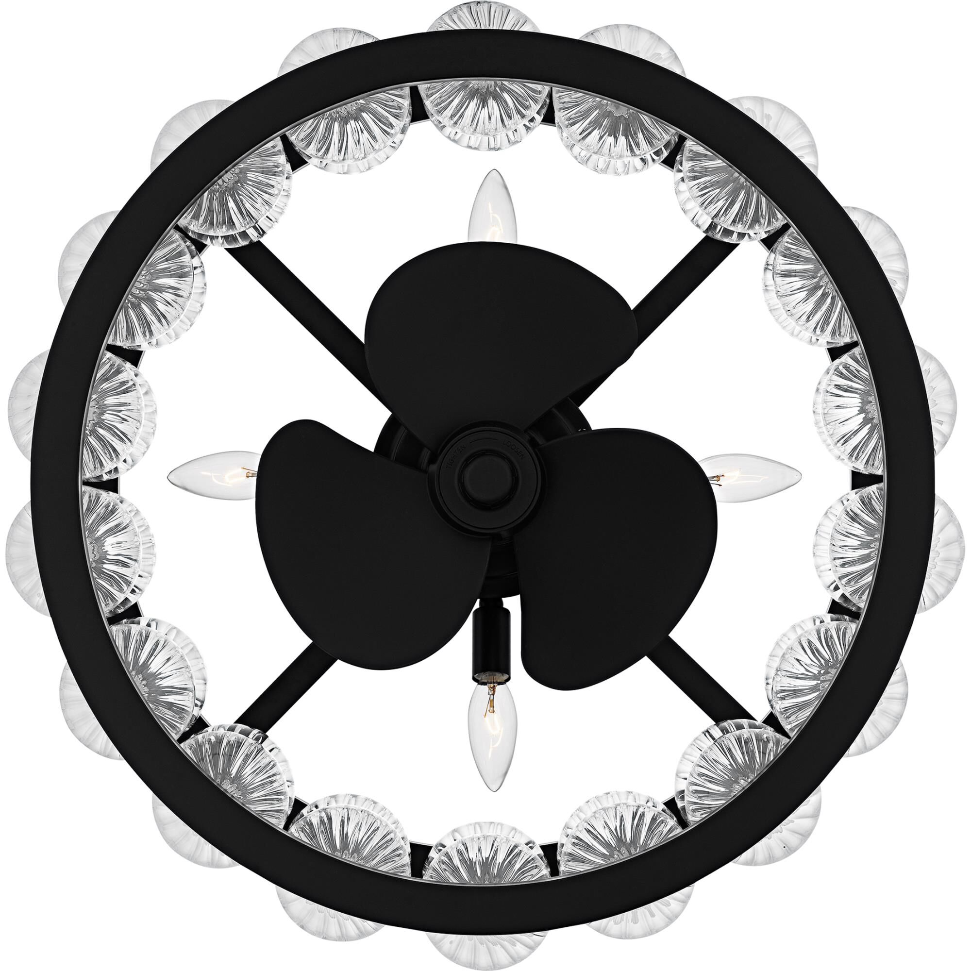 Terrarock 23 Inch Chandelier Ceiling Fan by Quoizel