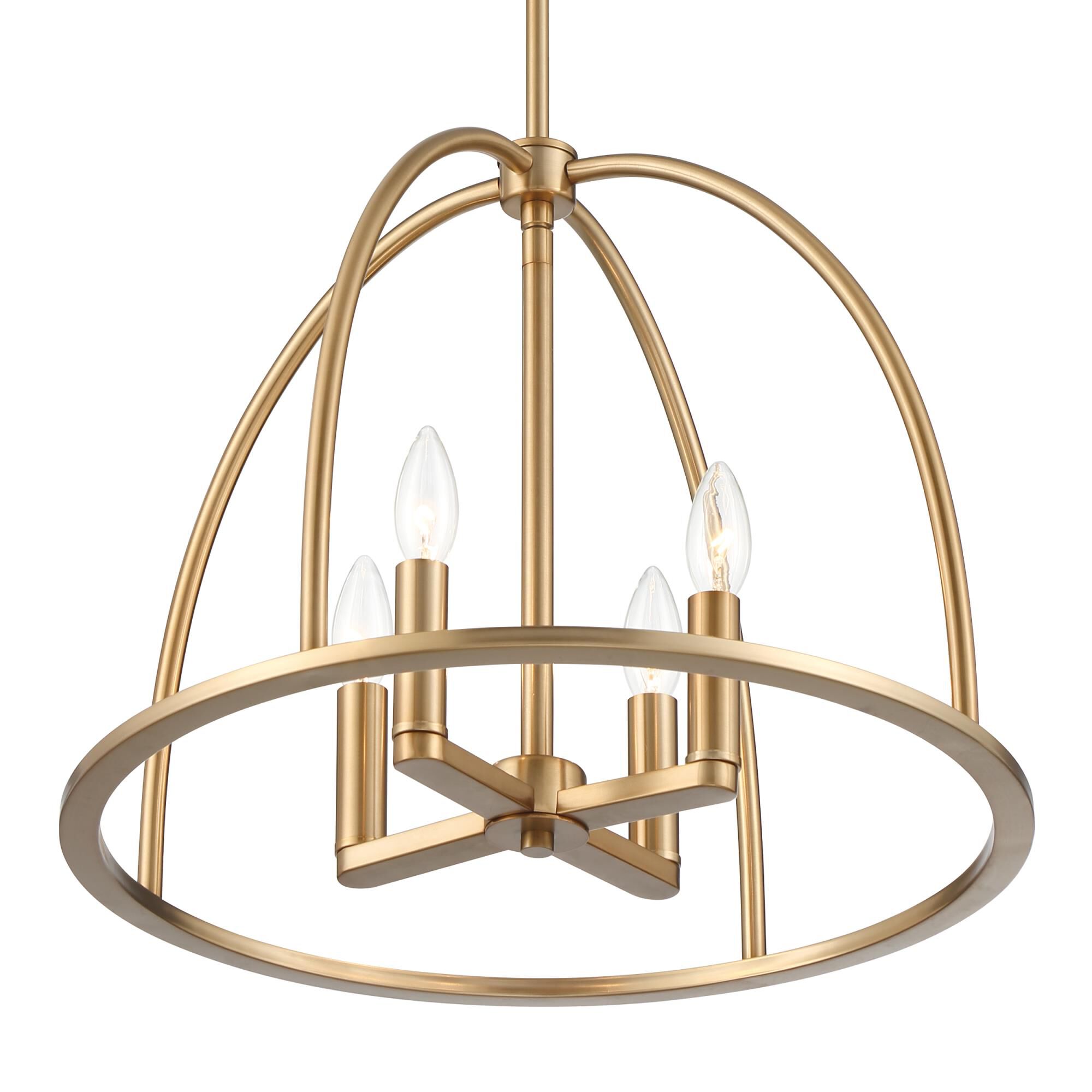 Abbott 18 Inch 4 Light Mini Chandelier by Crystorama