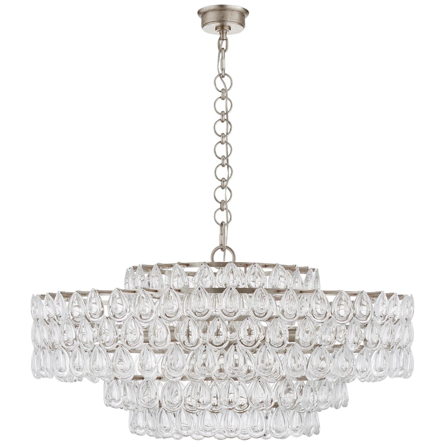 AERIN Liscia 36 Inch 12 Light Chandelier by Visual Comfort Signature Collection