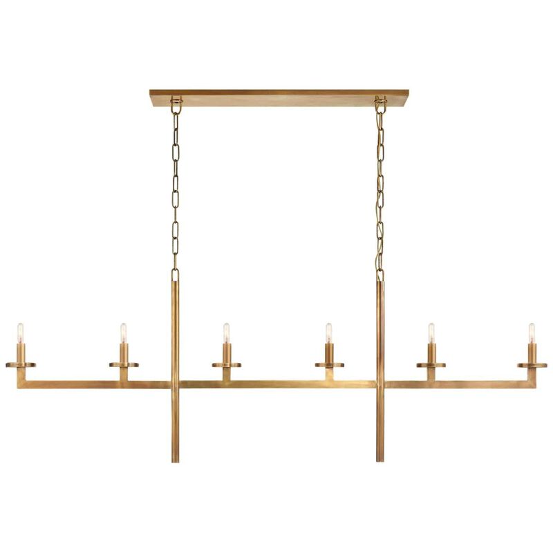 Kelly Wearstler Liaison Large Linear Chandelier by Visual Comfort Signature