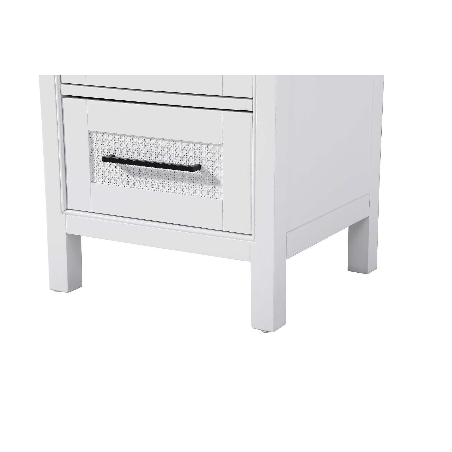 Shown in White finish