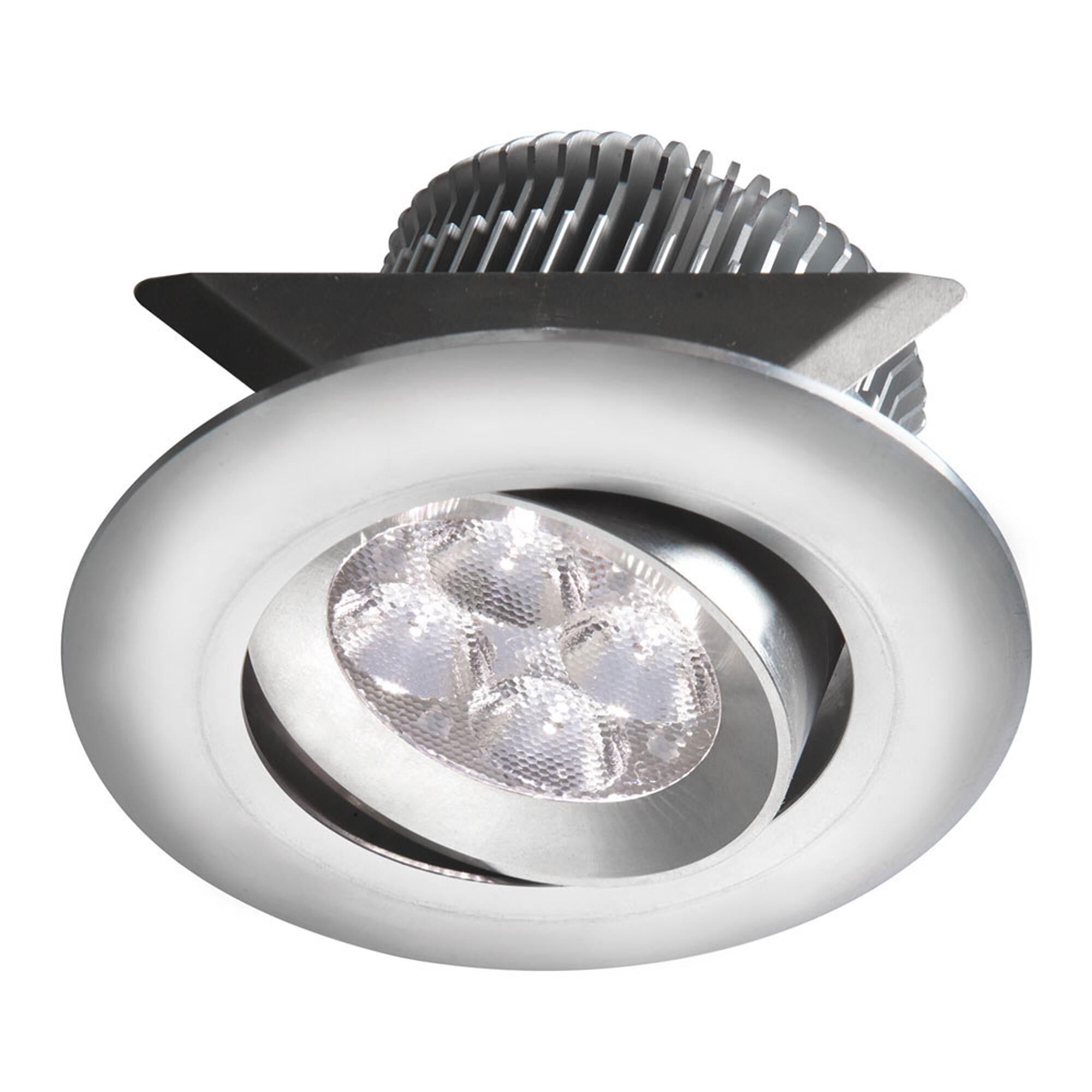Shown in Anodized Aluminum finish and Frosted glass