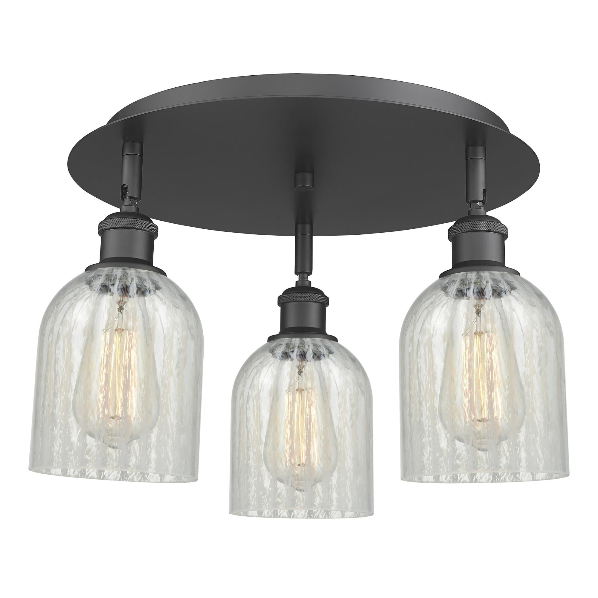 Shown in Matte Black finish and Mouchette glass