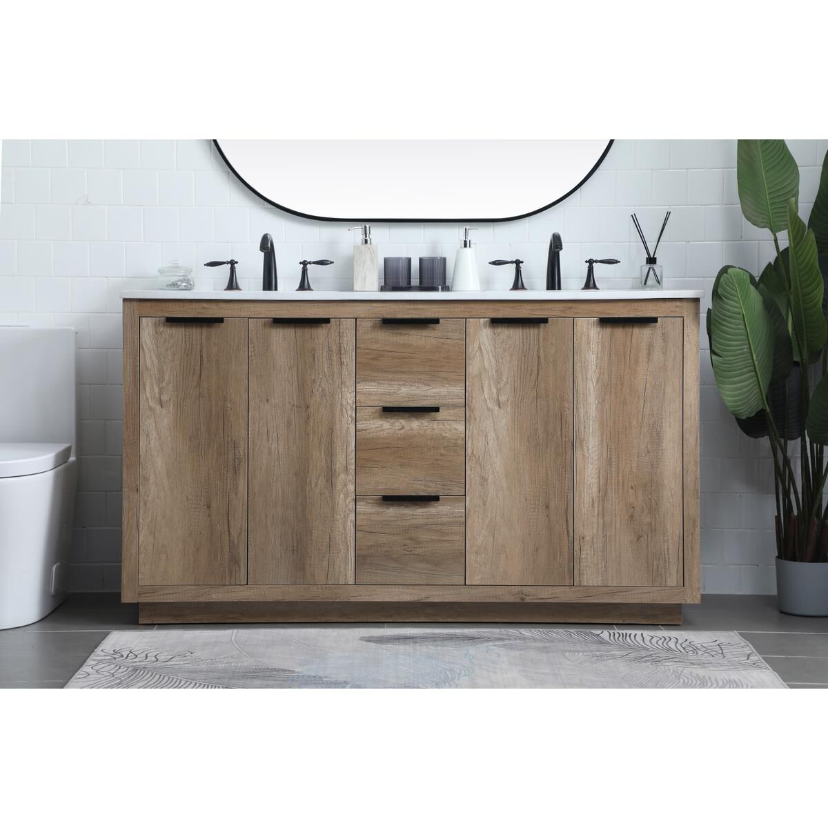 Blake 60 Inch Bath Vanity by Elegant Decor