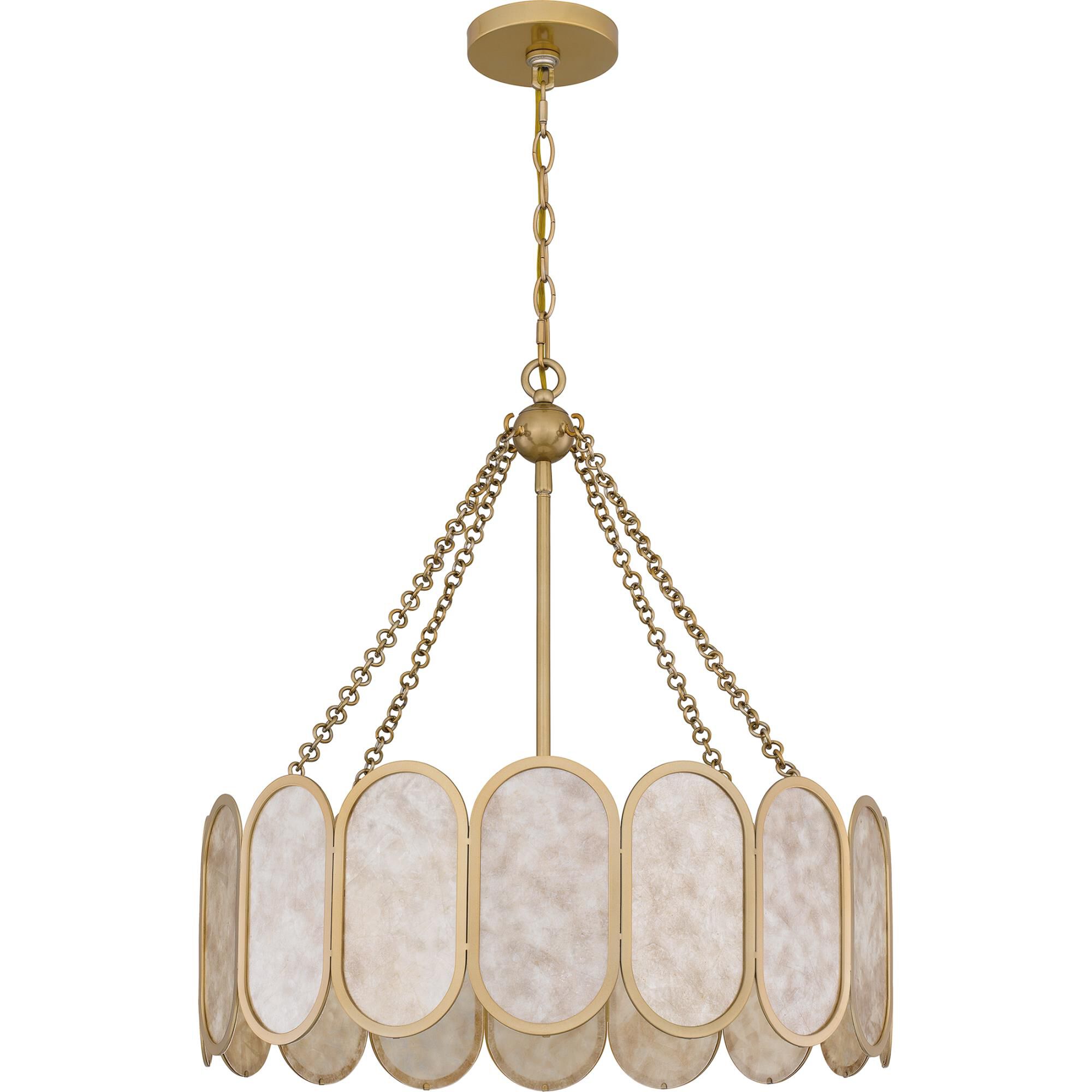 Shown in Light Gold finish and Mica shade