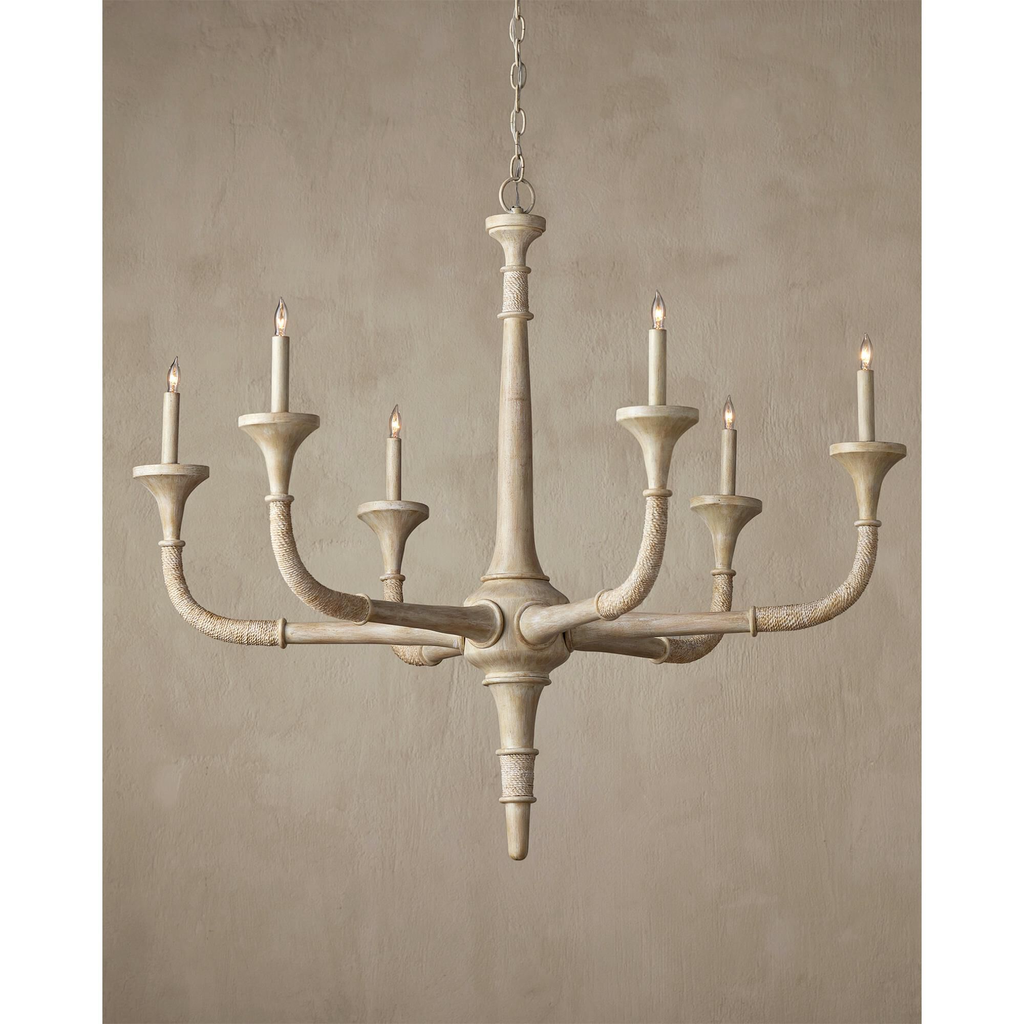 Aleister 44 Inch Chandelier by Currey and Company
