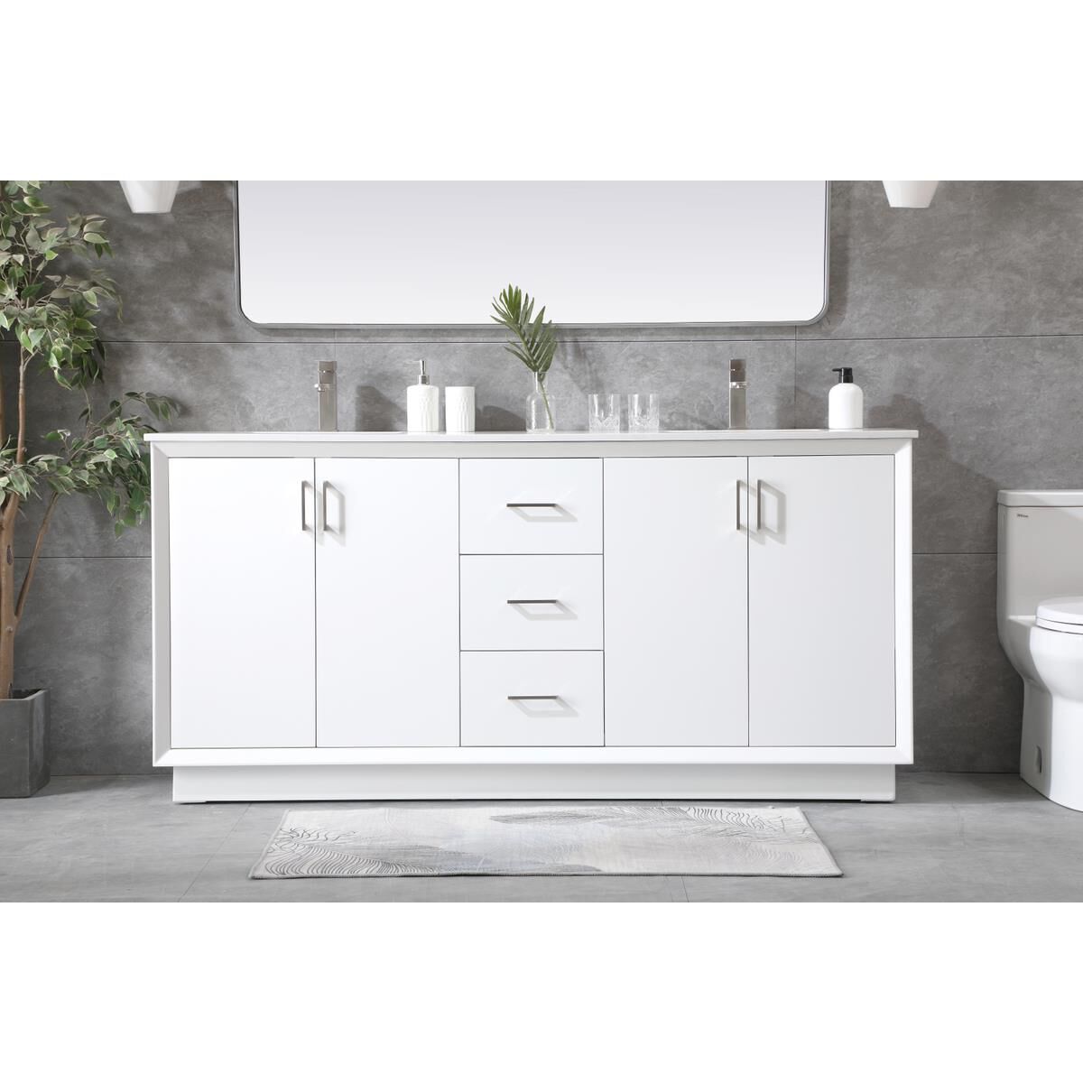 Hayes 72 Inch Bath Vanity by Elegant Decor
