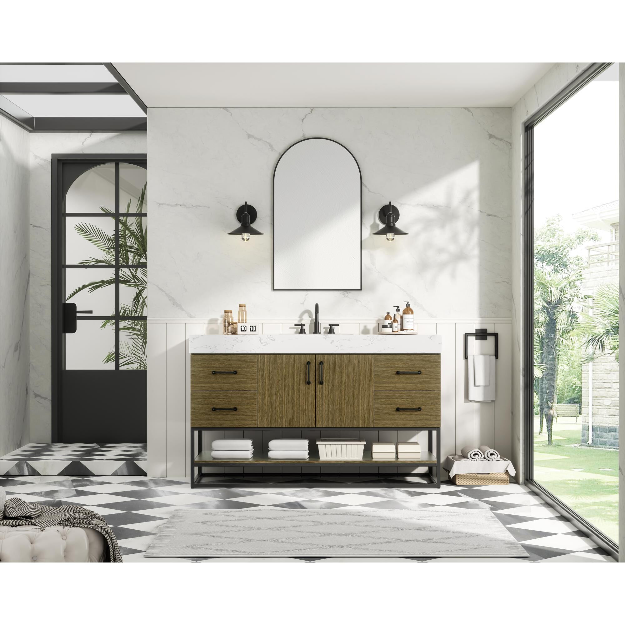 Shown in Chestnut Brown finish