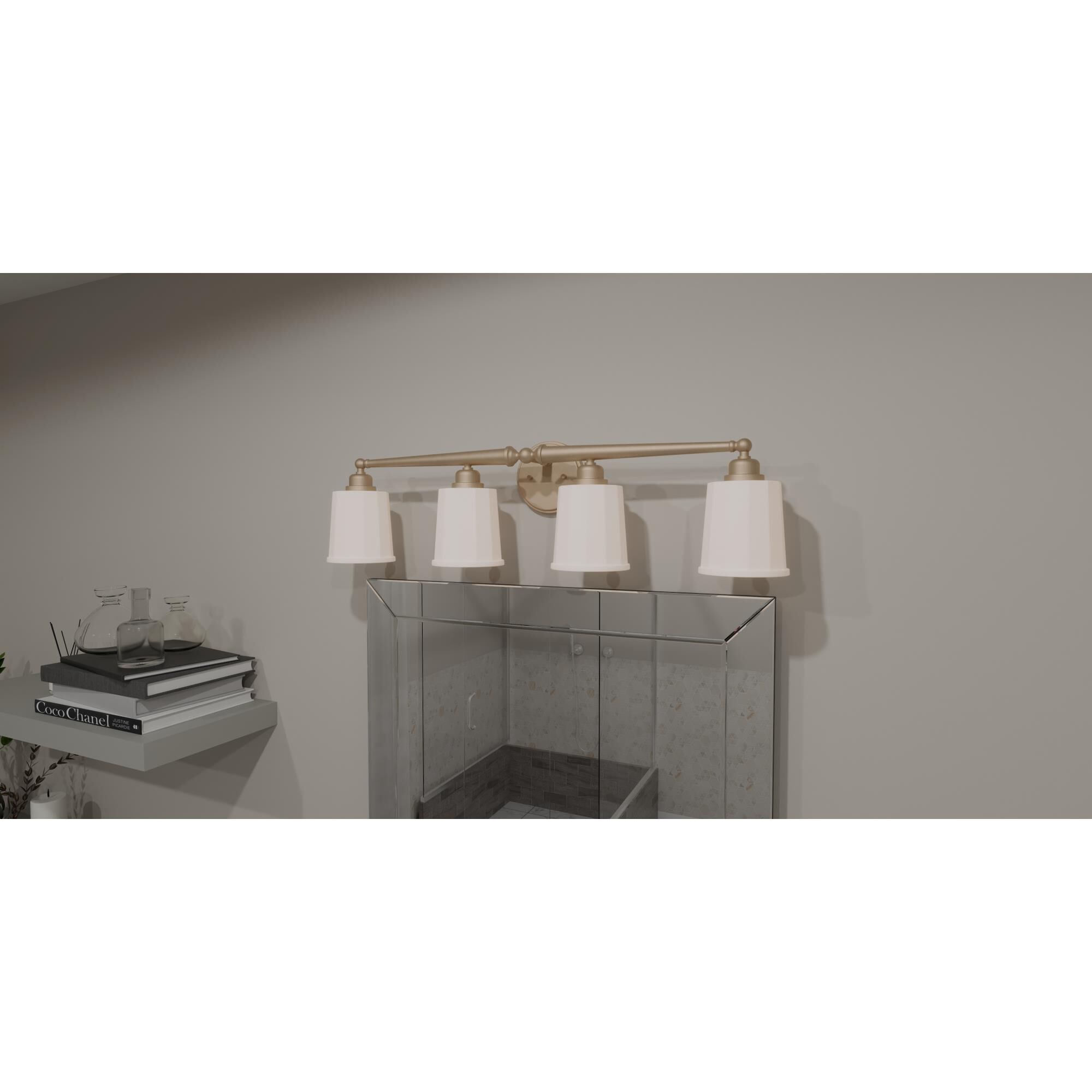 Cecilia 32 Inch 4 Light Bath Vanity Light by Quoizel