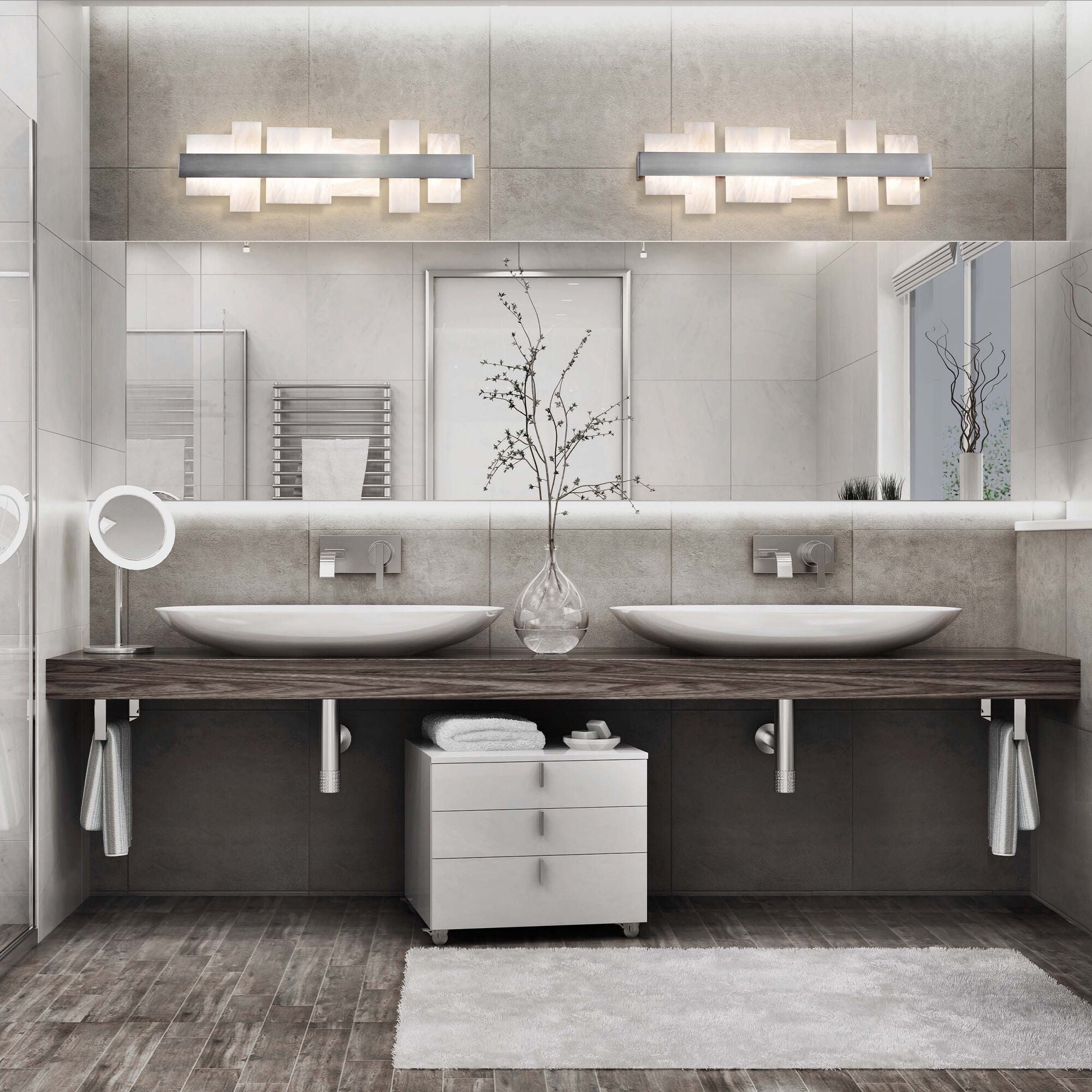 Shown in Brushed Nickel finish