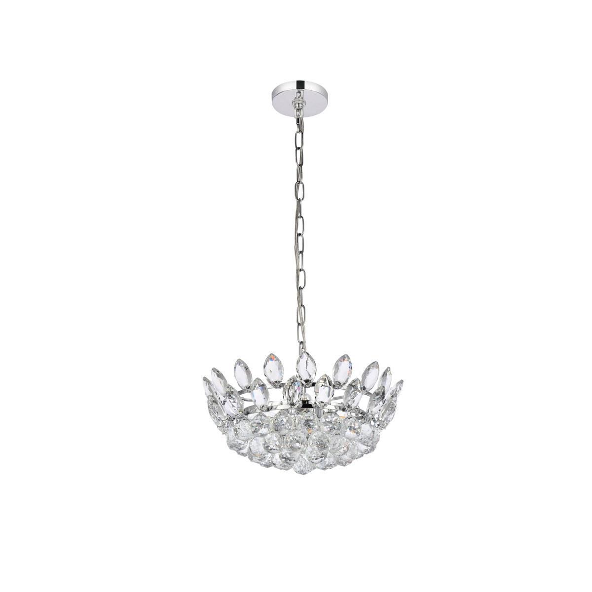 Shown in Chrome finish and Royal Cut Clear crystal