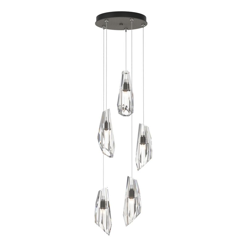 Luma 14 Inch 5 Light Multi Light Pendant by Hubbardton Forge