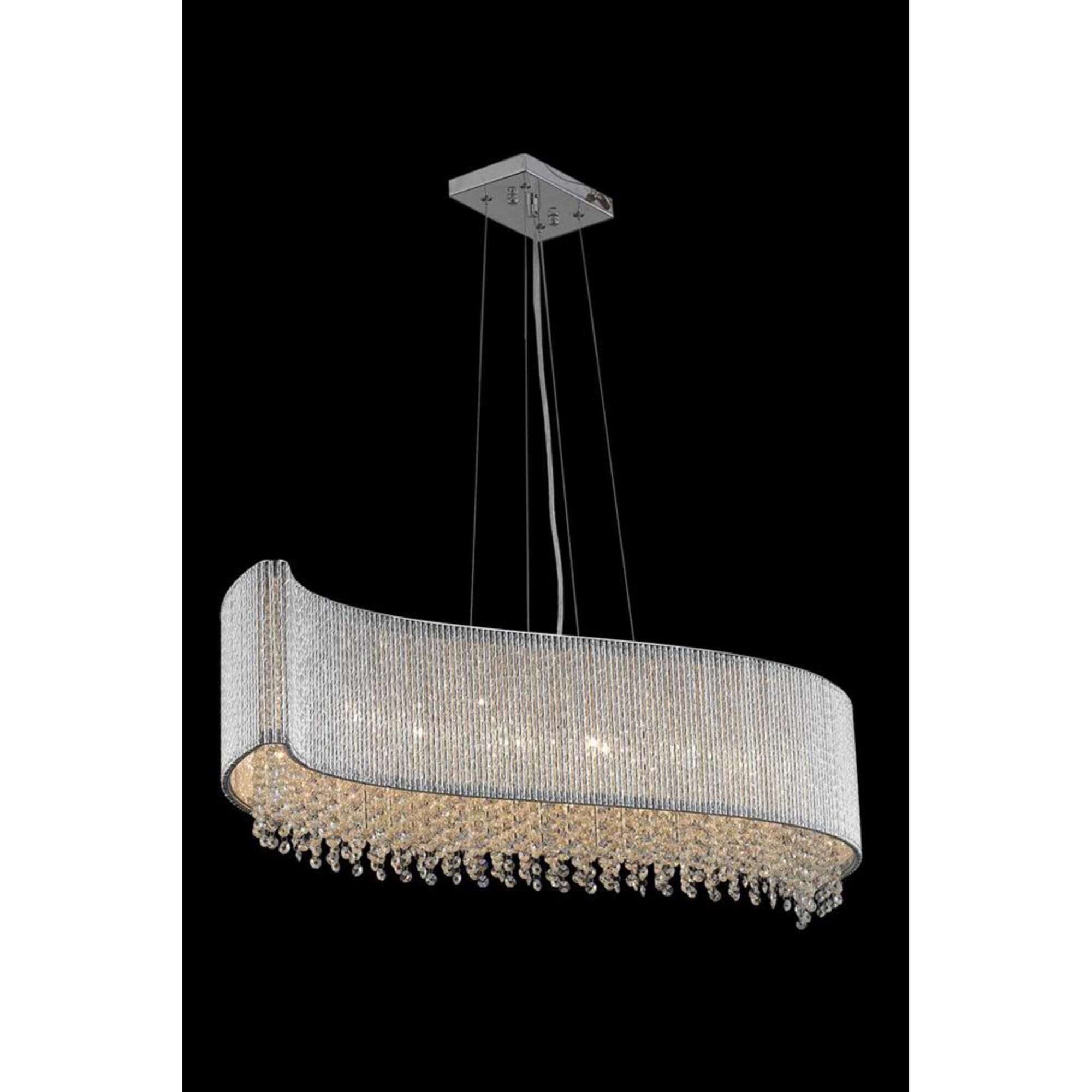 Influx 44 Inch Large Pendant by Elegant Lighting