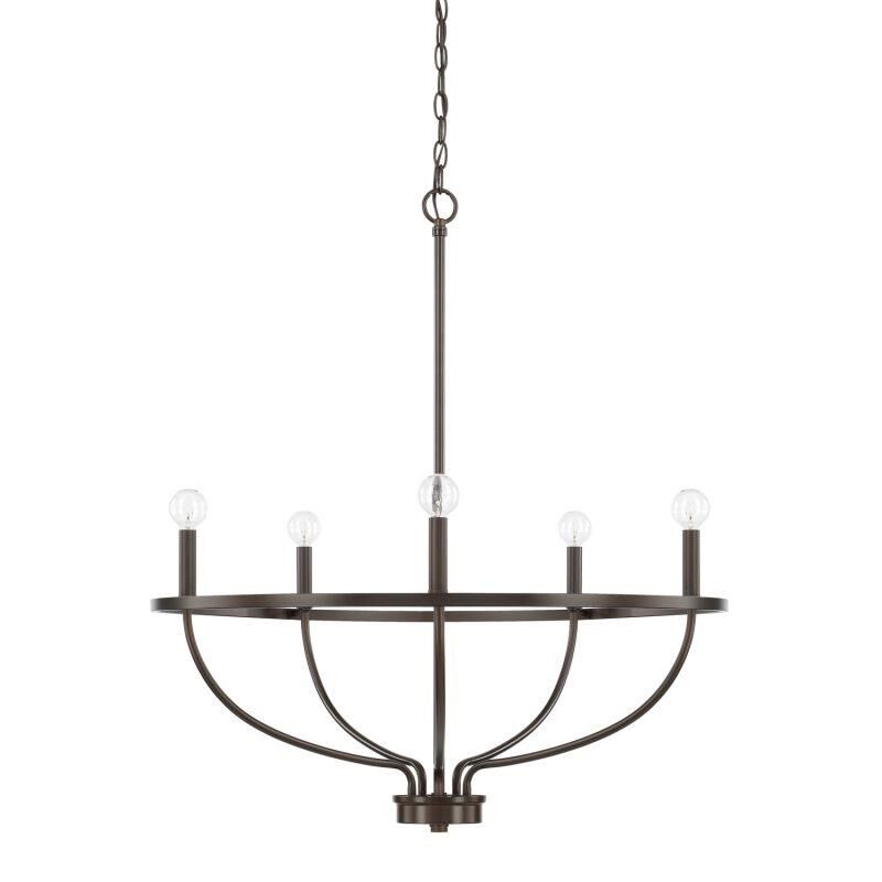 Greyson 29 Inch 5 Light Chandelier by Homeplace by Capital Lighting Fixture Company