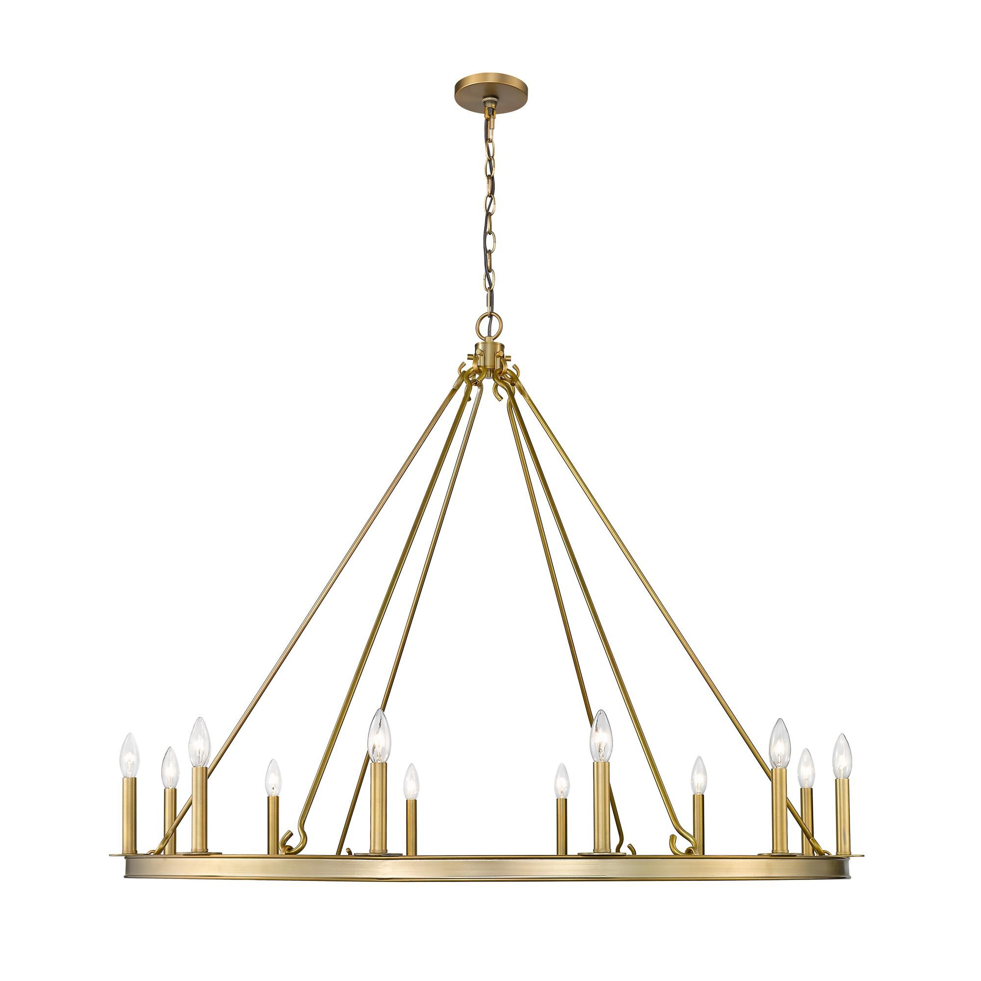 Barclay 48 Inch 12 Light Chandelier by Z-Lite
